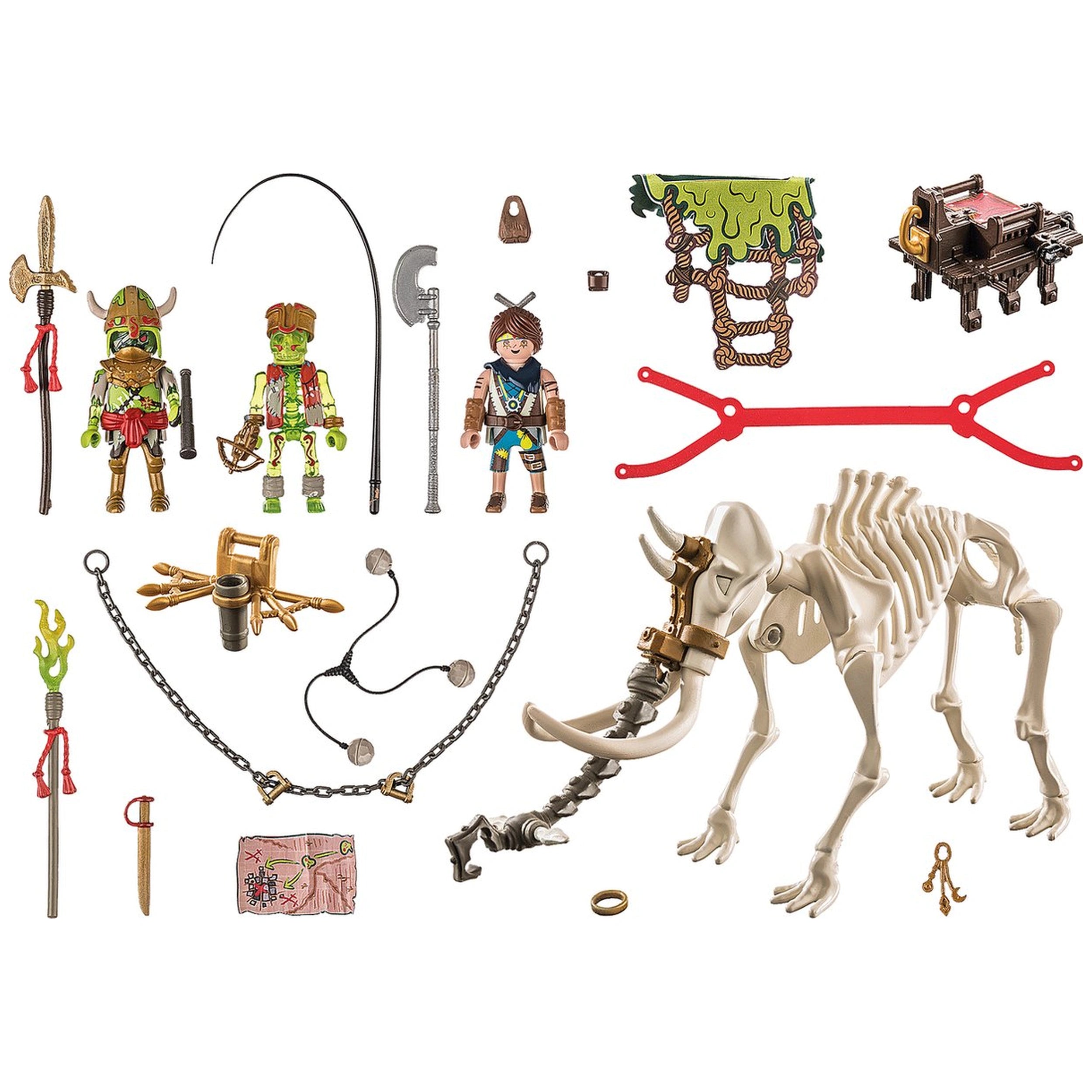 Playmobil Novelmore Sal'Ahari Sands - Attack By Mammoth Skeleton - 71027