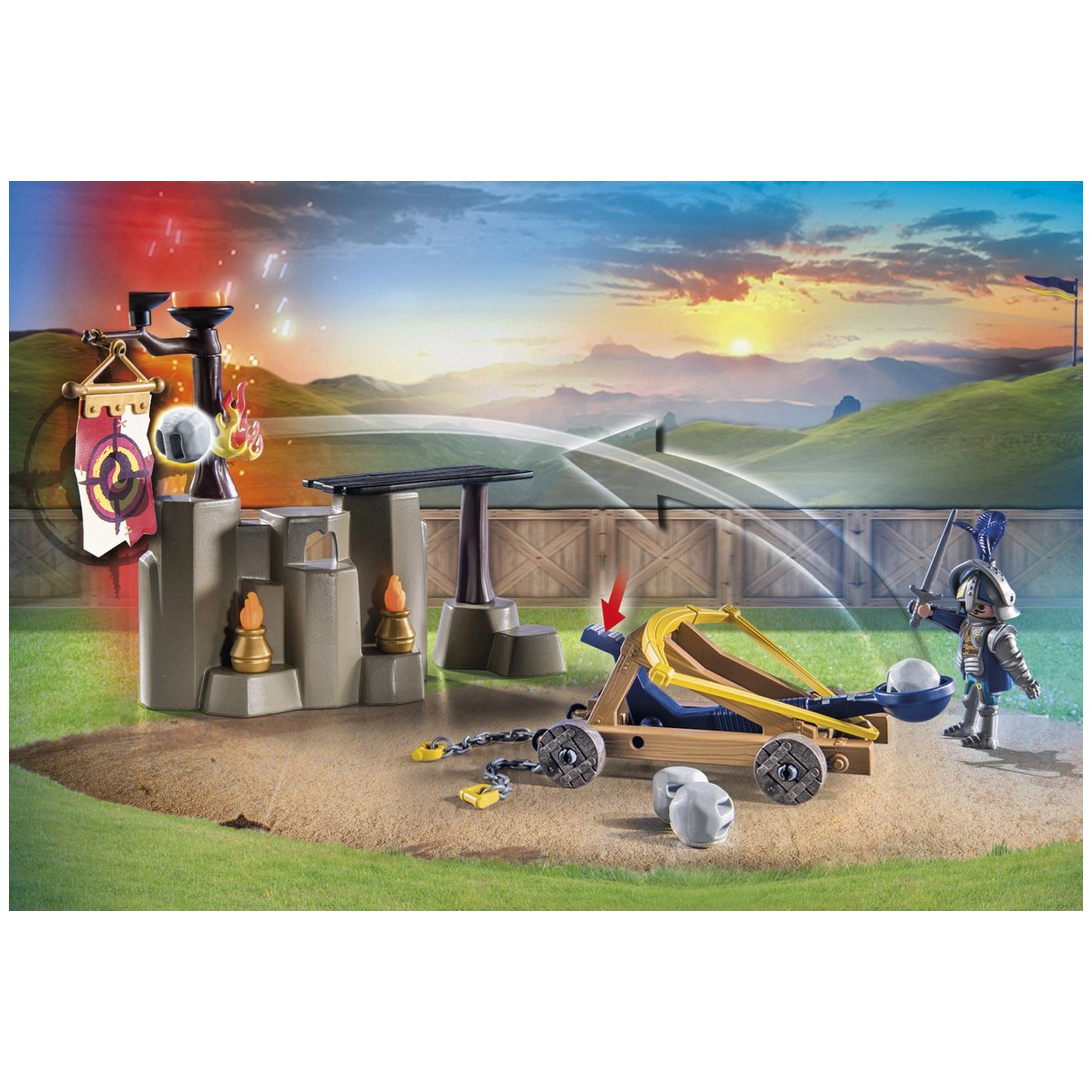 Playmobil Novelmore Vs. Burnham Raiders - Battle Arena - 71210