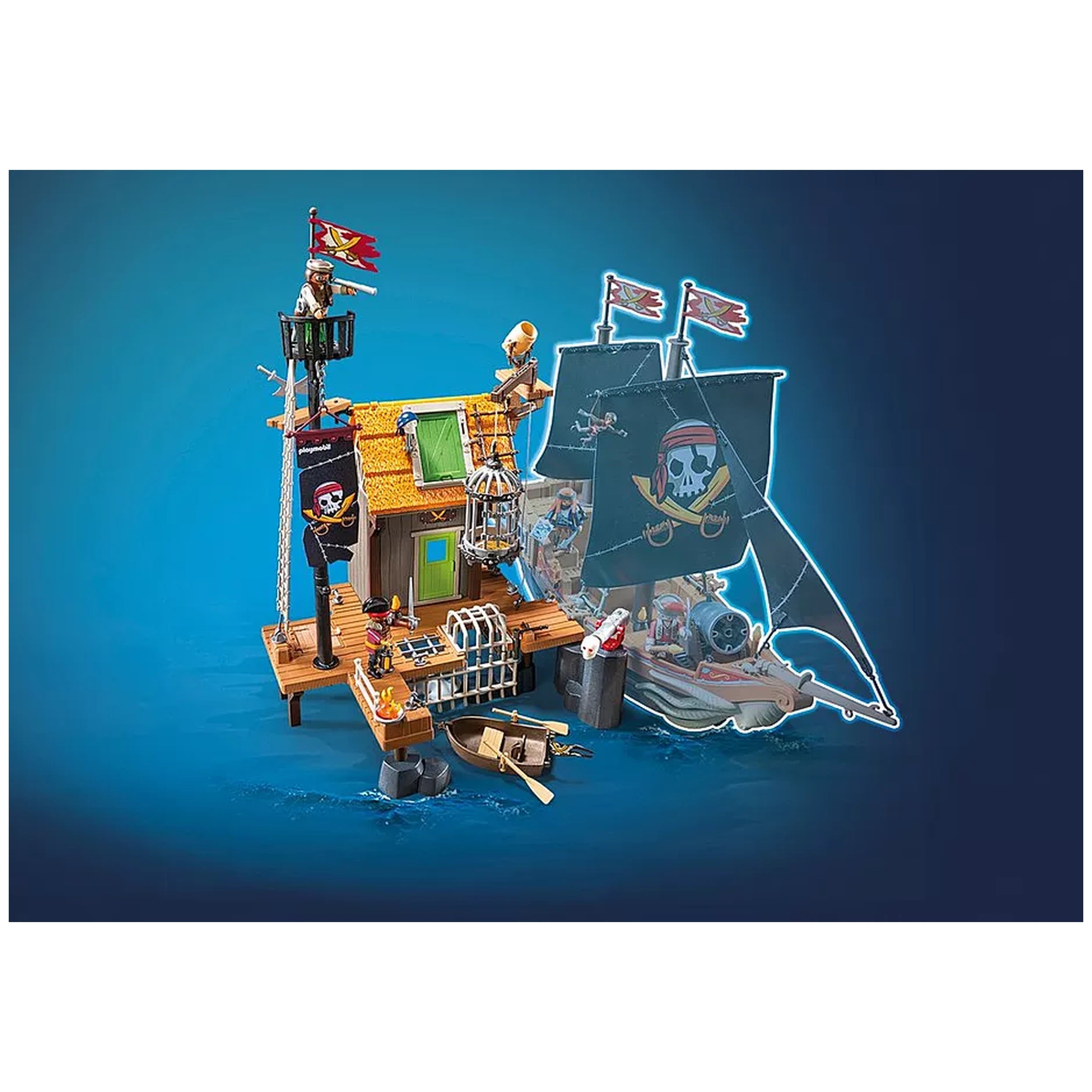 Playmobil - Puerto Pirata - Juguetes - Juegos de Construcción