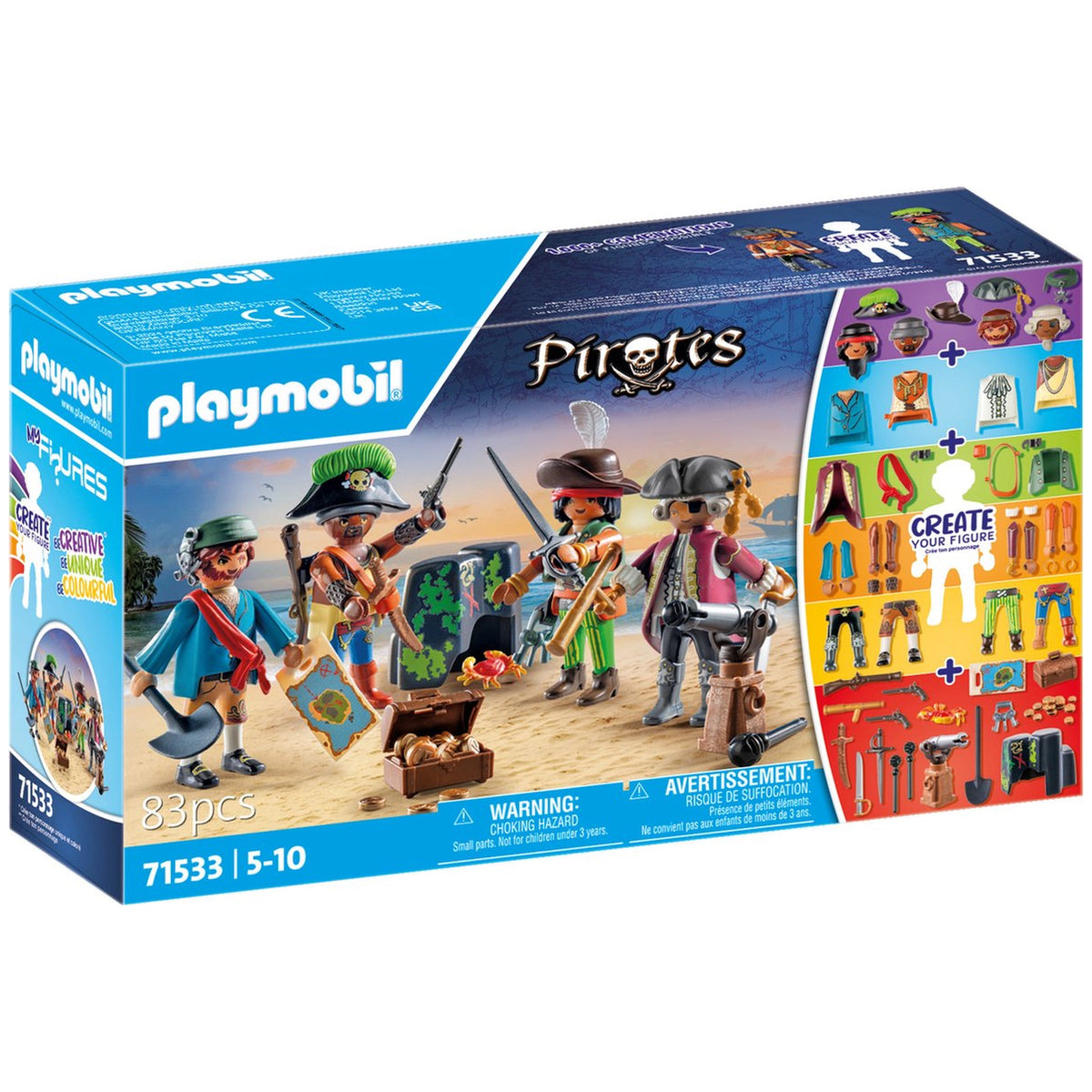 Playmobil Piratas Mis Figuras: Piratas - 71533