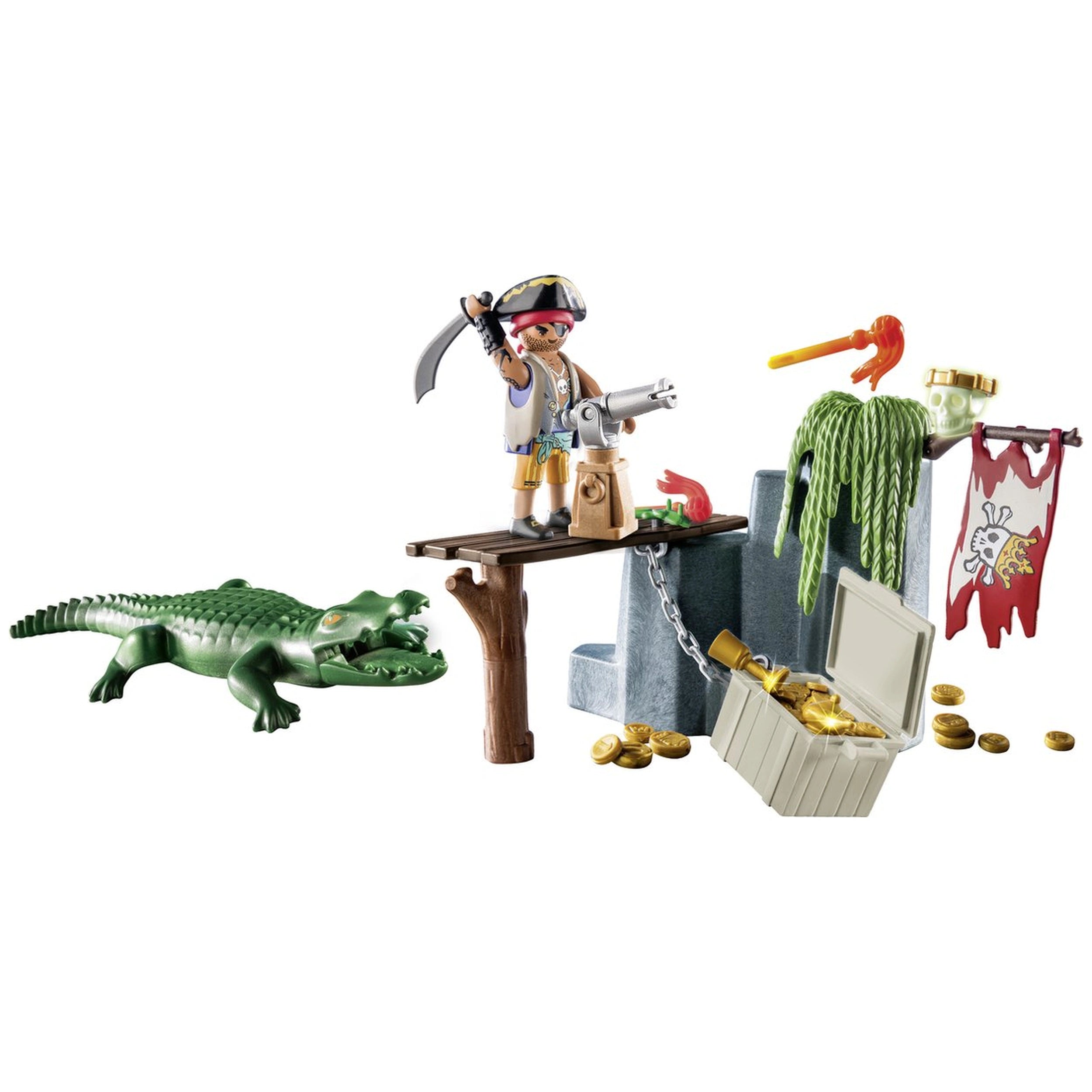 Playmobil Pirates Pirate With Alligator - 71473