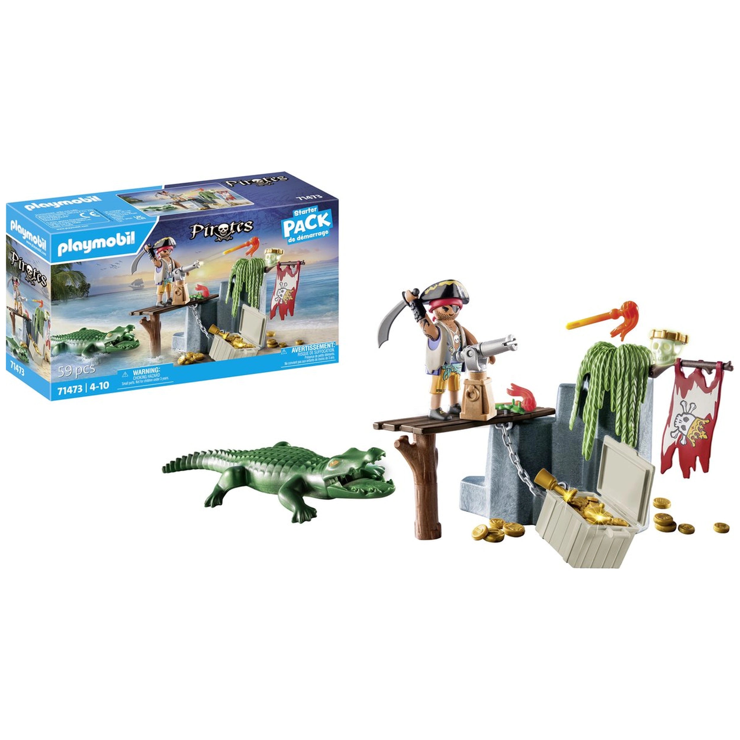 Playmobil Pirates Pirate With Alligator - 71473