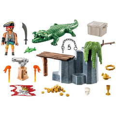 Playmobil Pirates Pirate With Alligator - 71473