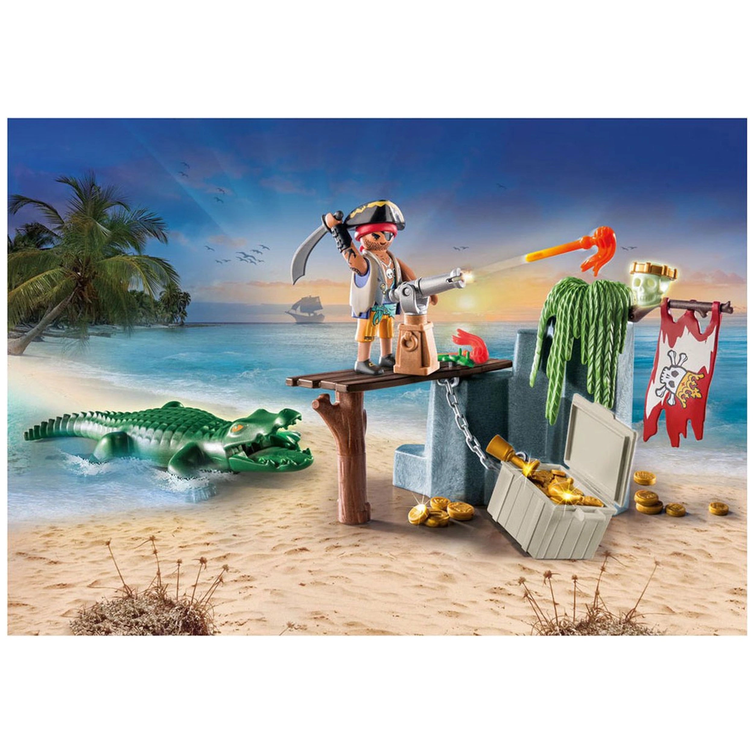 Playmobil Pirates Pirate With Alligator - 71473