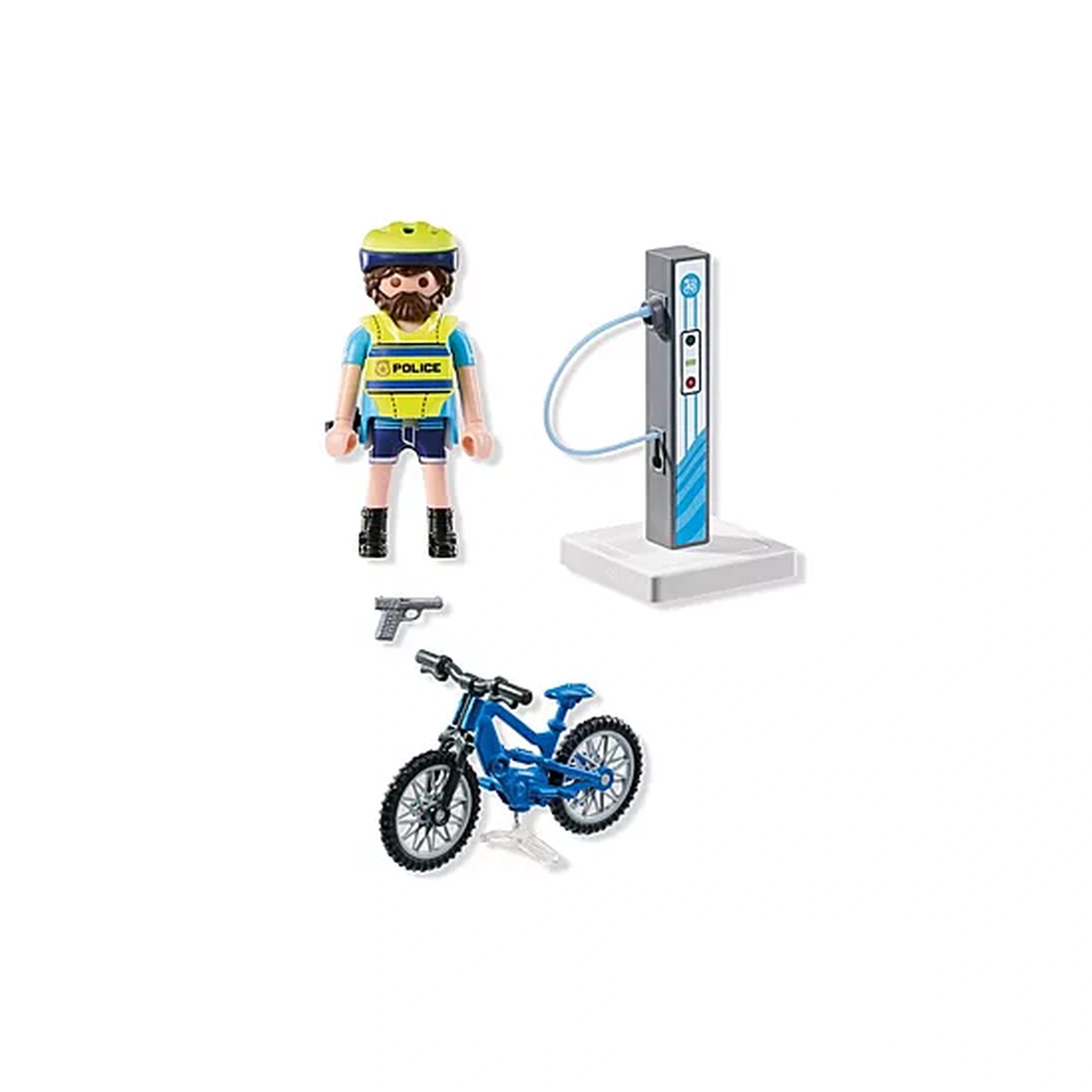 Playmobil - Police-Bike-Patrol - Toy-Playsets