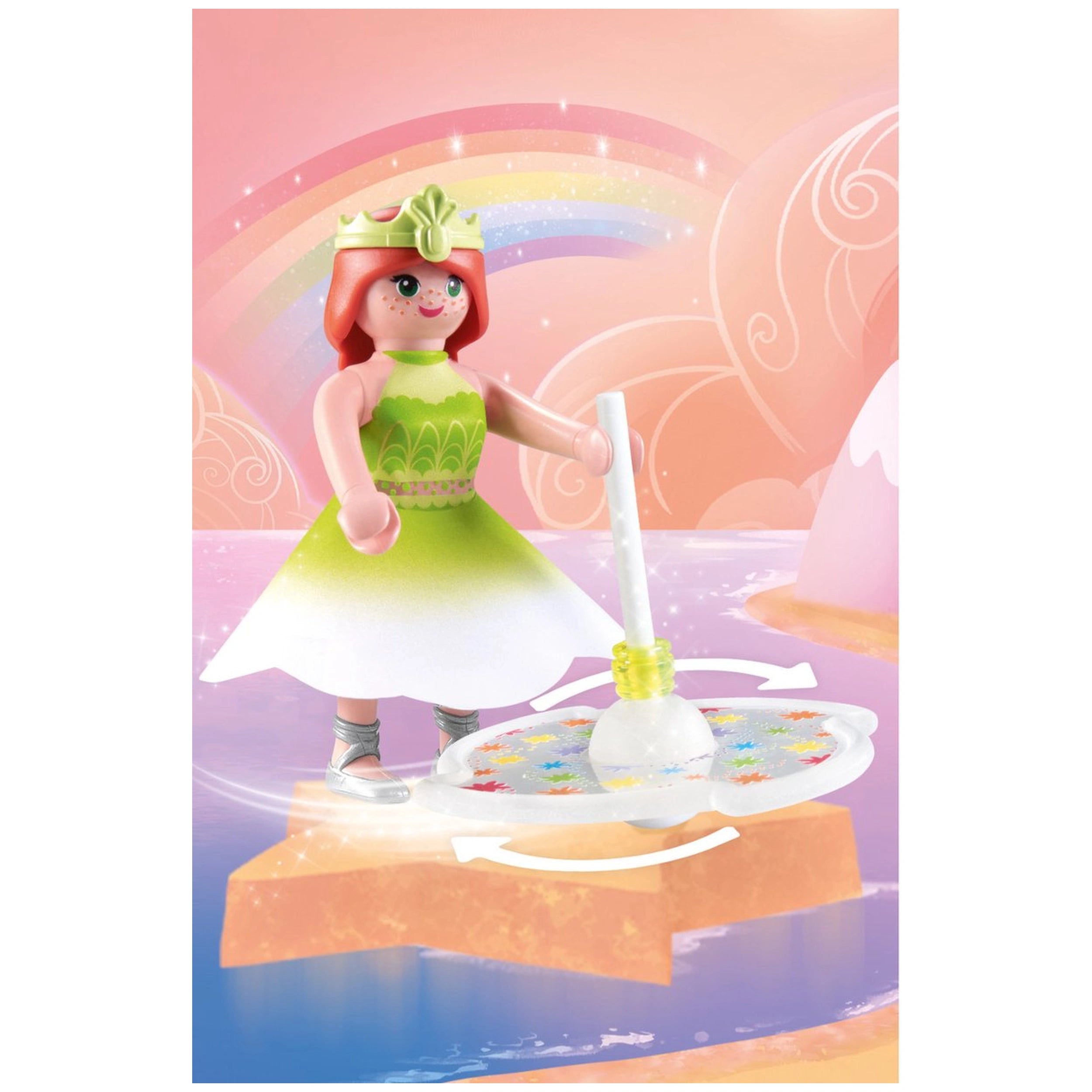 Playmobil Princess Magic Rainbow Top With Princess - 71364