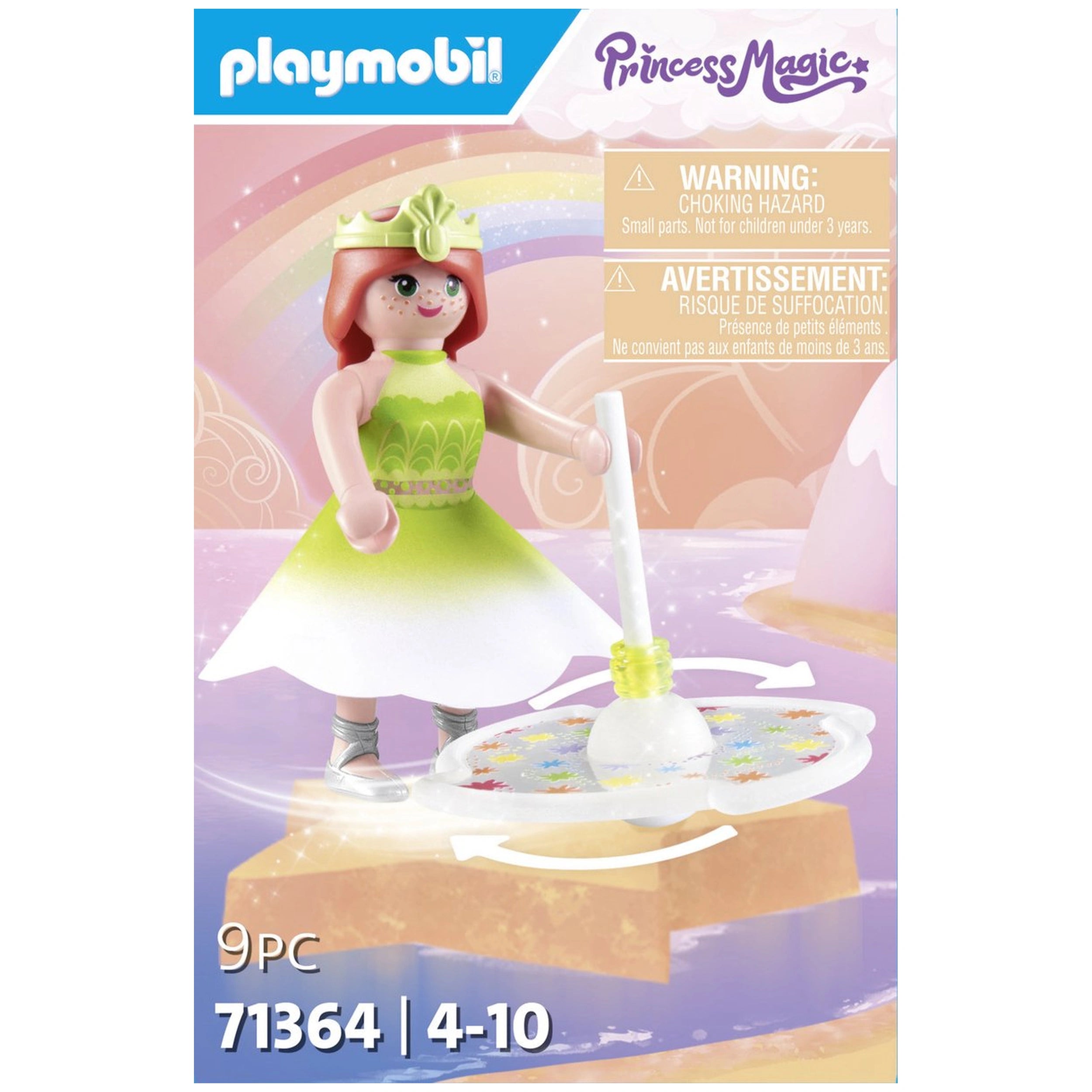 Playmobil Princess Magic Rainbow Top With Princess - 71364