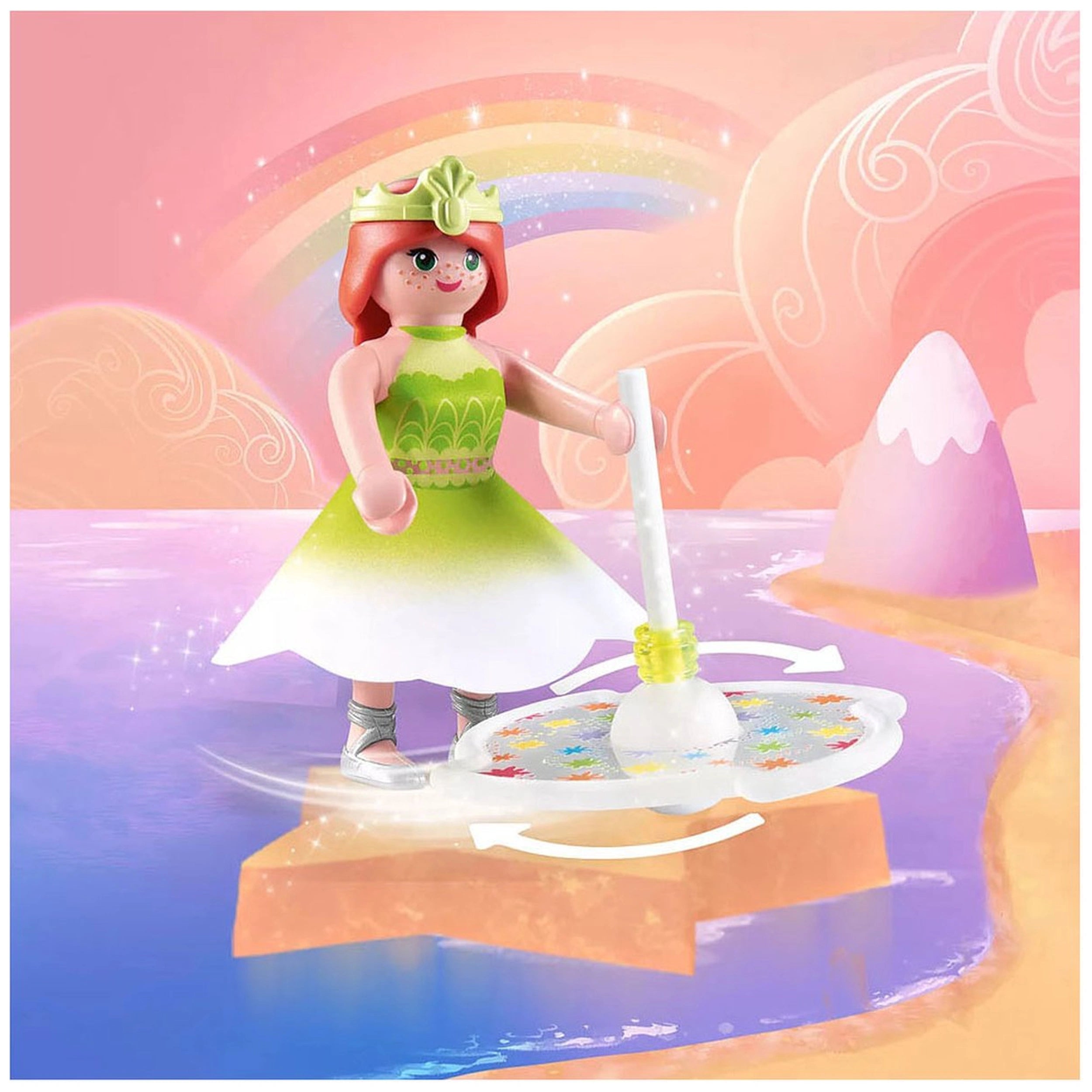 Playmobil Princess Magic Rainbow Top With Princess - 71364