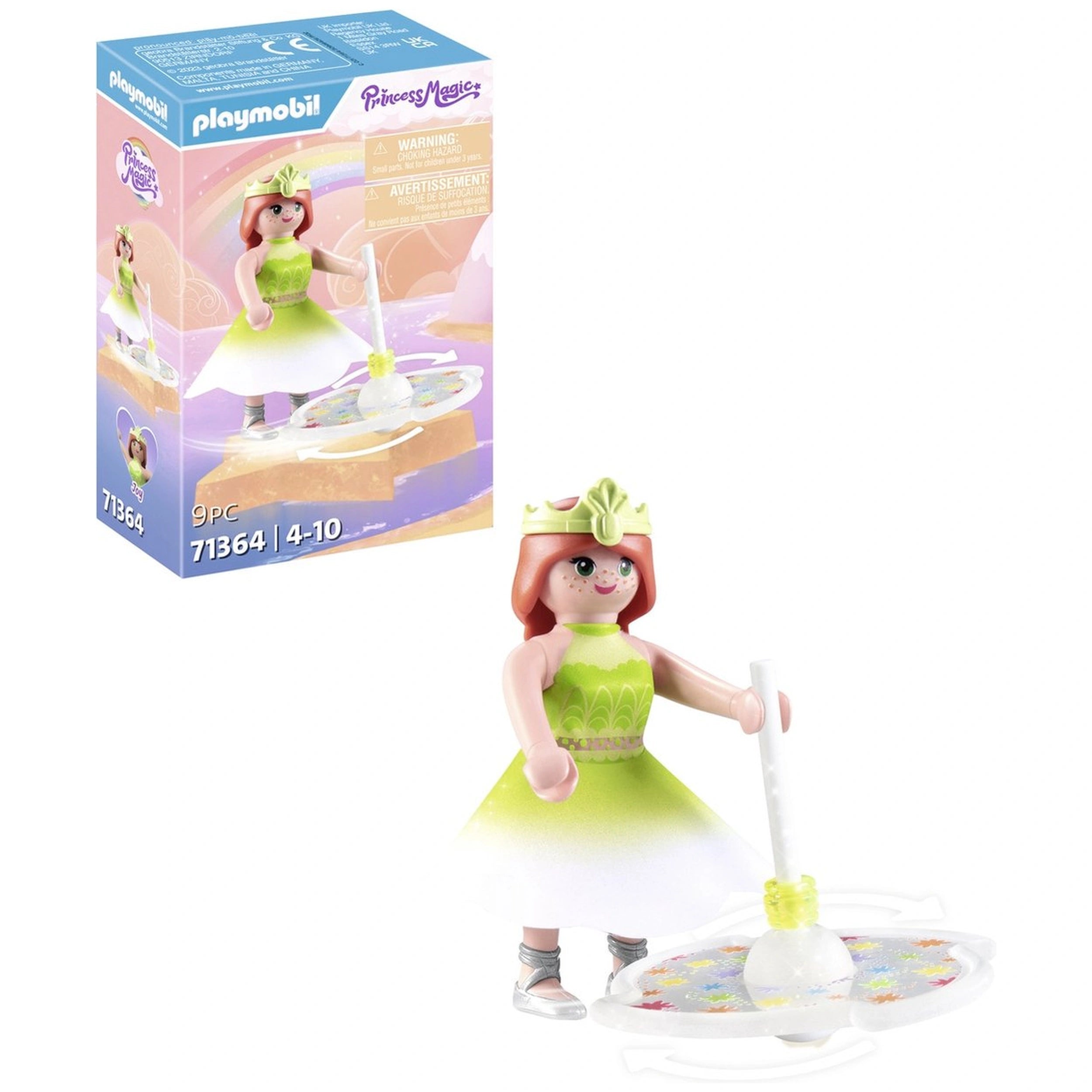 Playmobil Princess Magic Rainbow Top With Princess - 71364