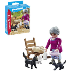 Playmobil Specials Abuela con Gatos - 71172