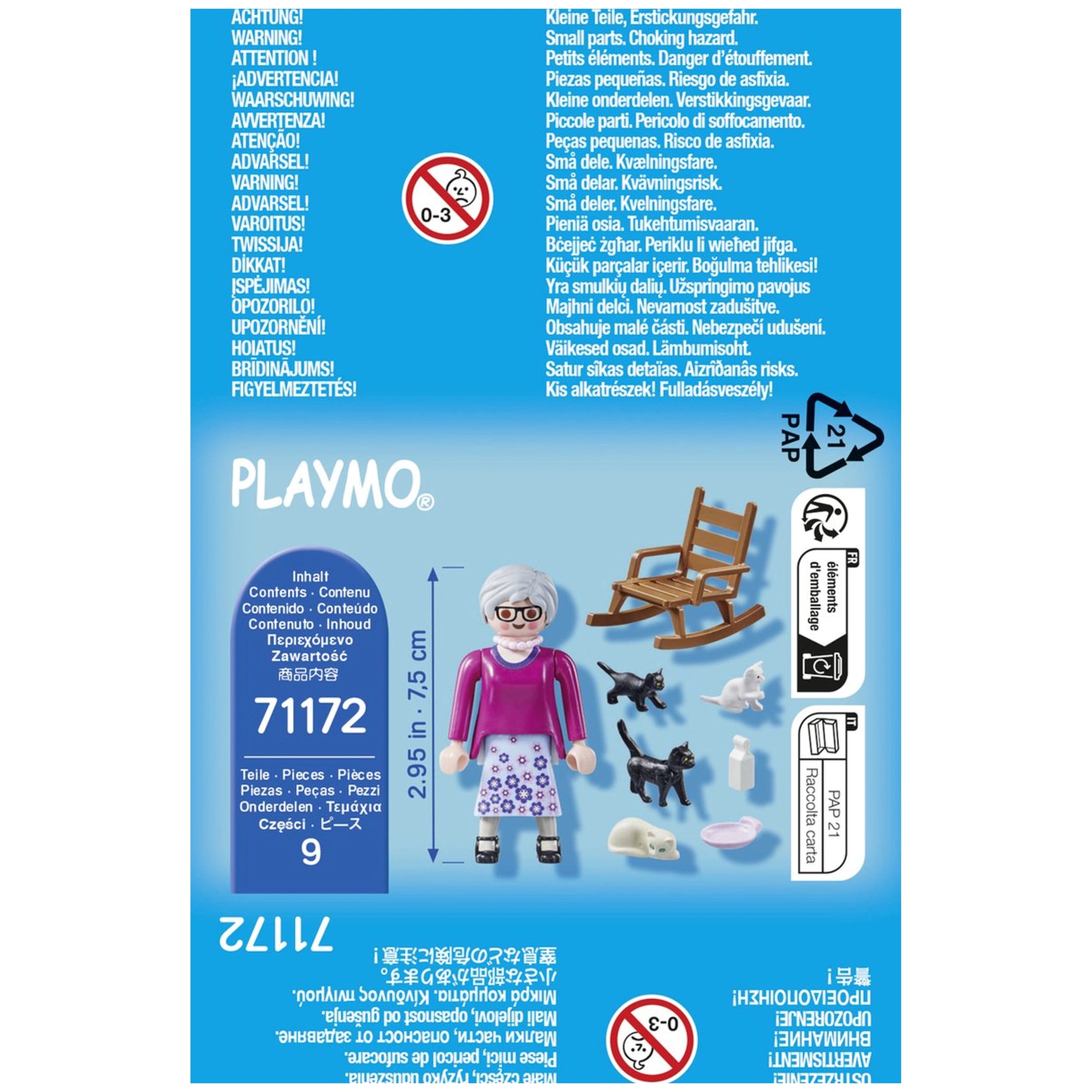 Playmobil Specials Abuela con Gatos - 71172