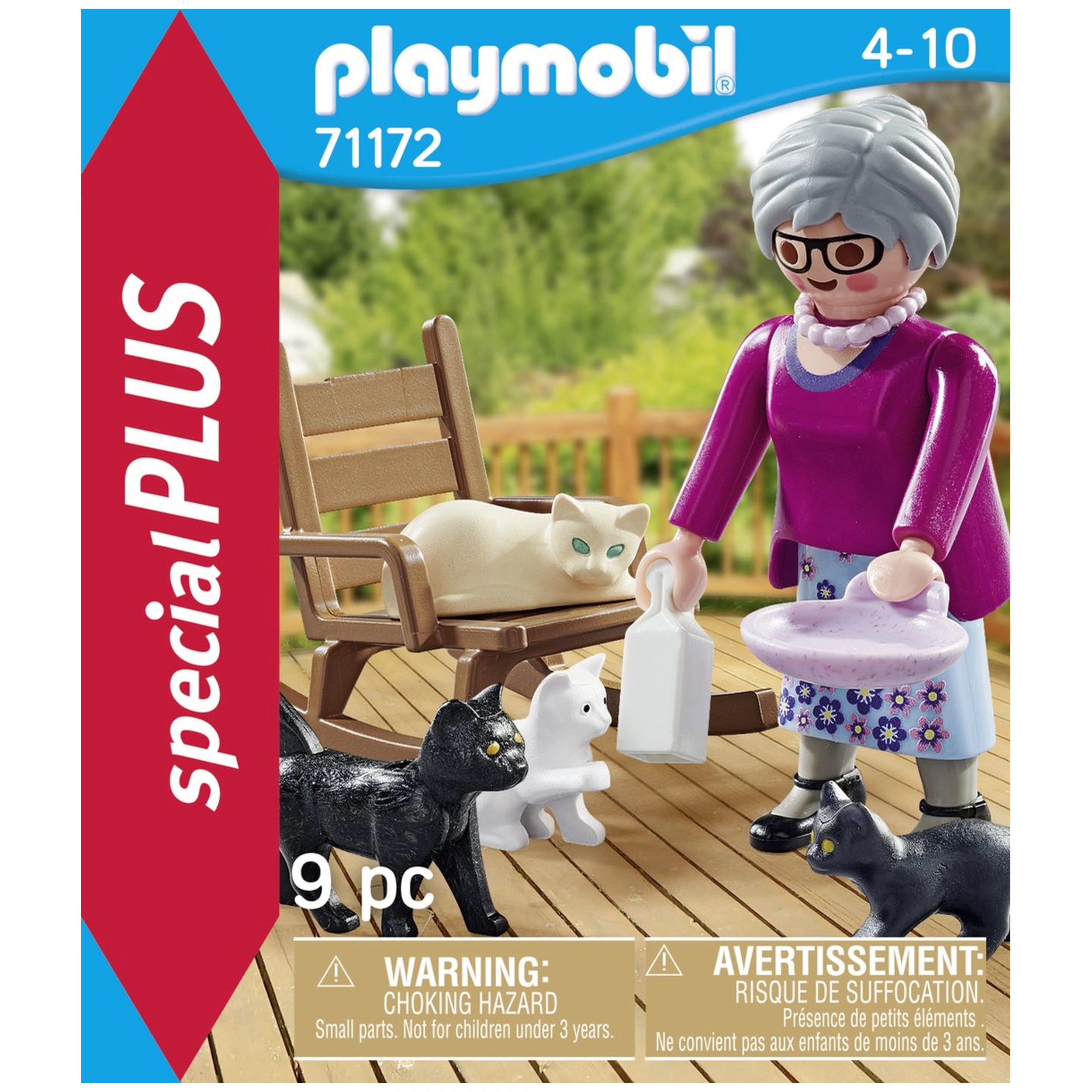 Playmobil Specials Abuela con Gatos - 71172