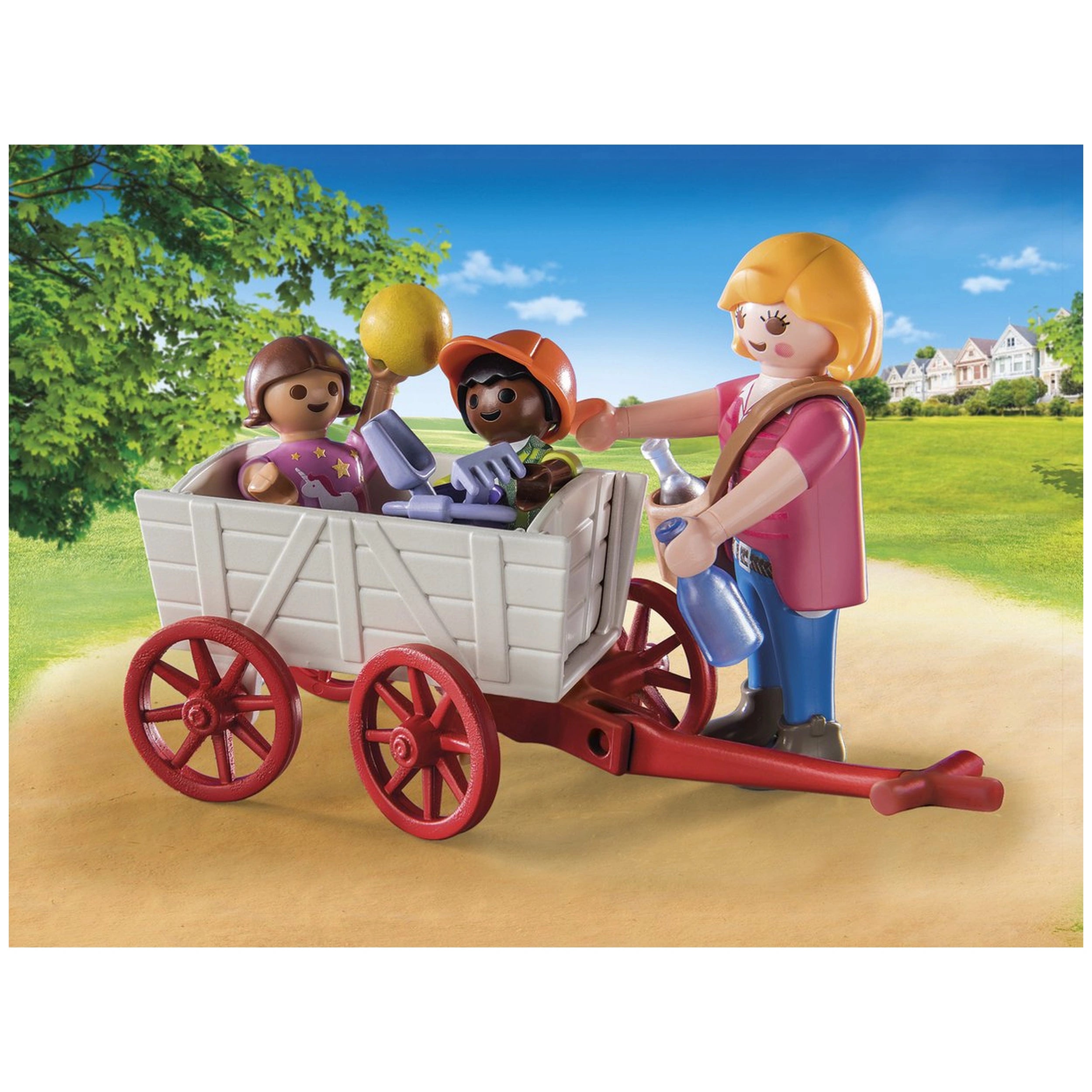 Playmobil Starter Pack Educator With Wagon - 71258
