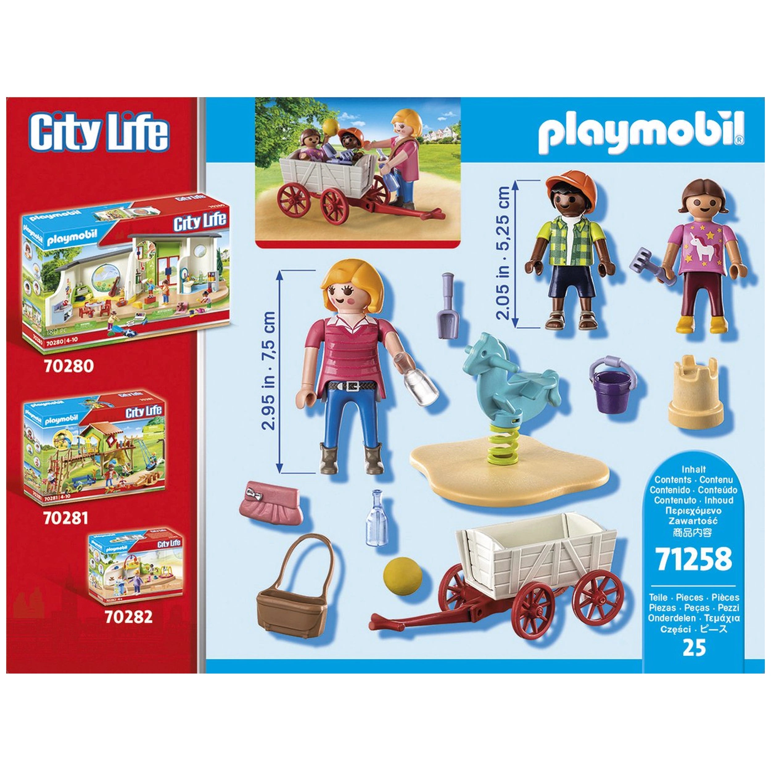 Playmobil Starter Pack Educator With Wagon - 71258