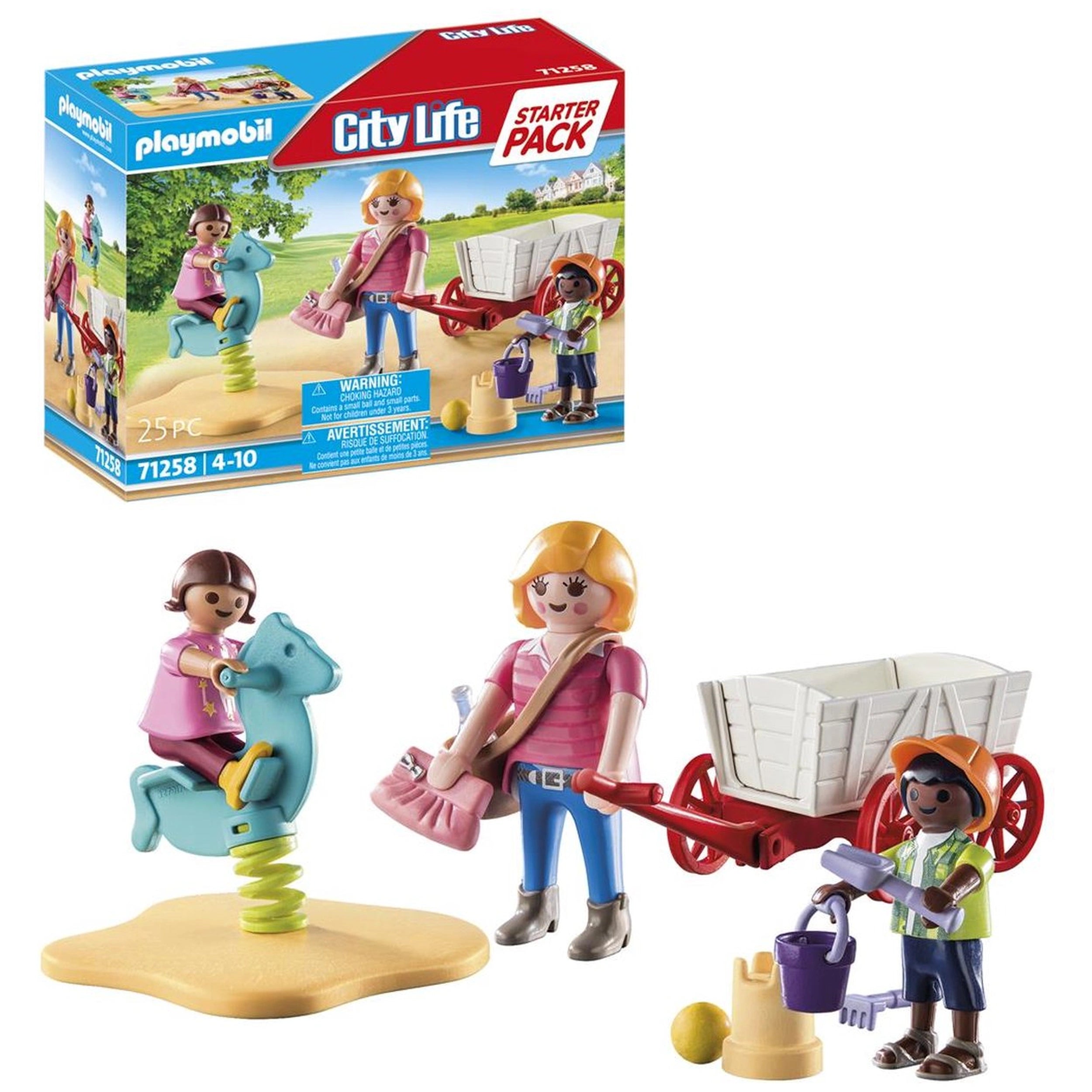 Playmobil Starter Pack Educator With Wagon - 71258
