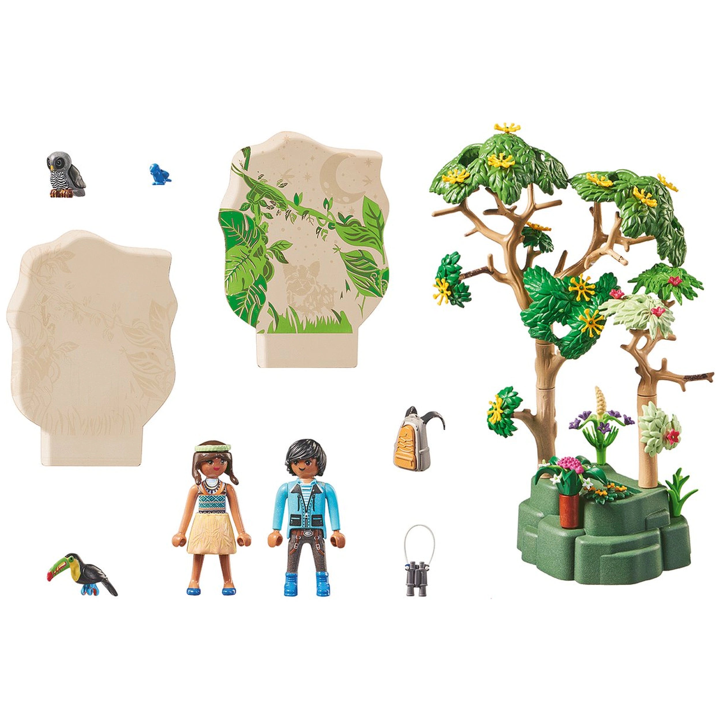 Playmobil Wiltopia Luz Nocturna Selva Tropical - 71009