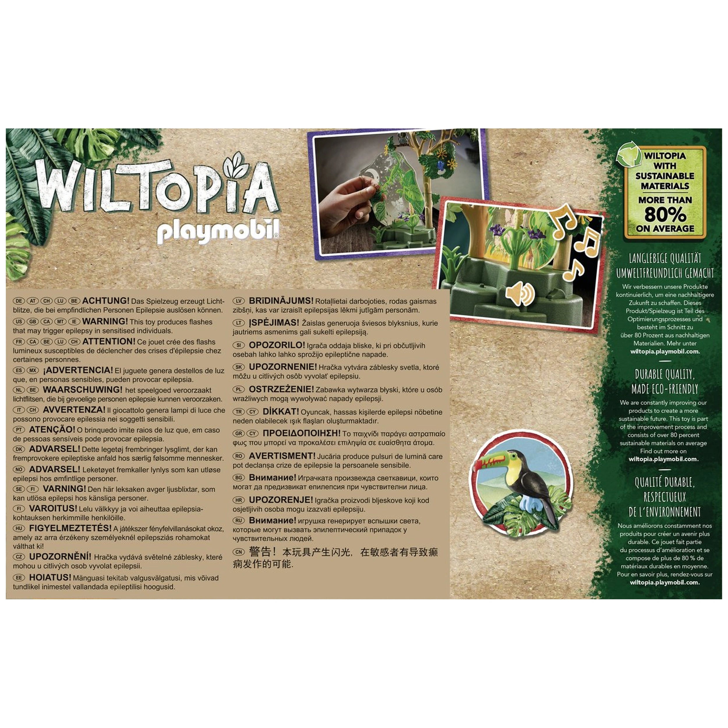 Playmobil Wiltopia Luz Nocturna Selva Tropical - 71009