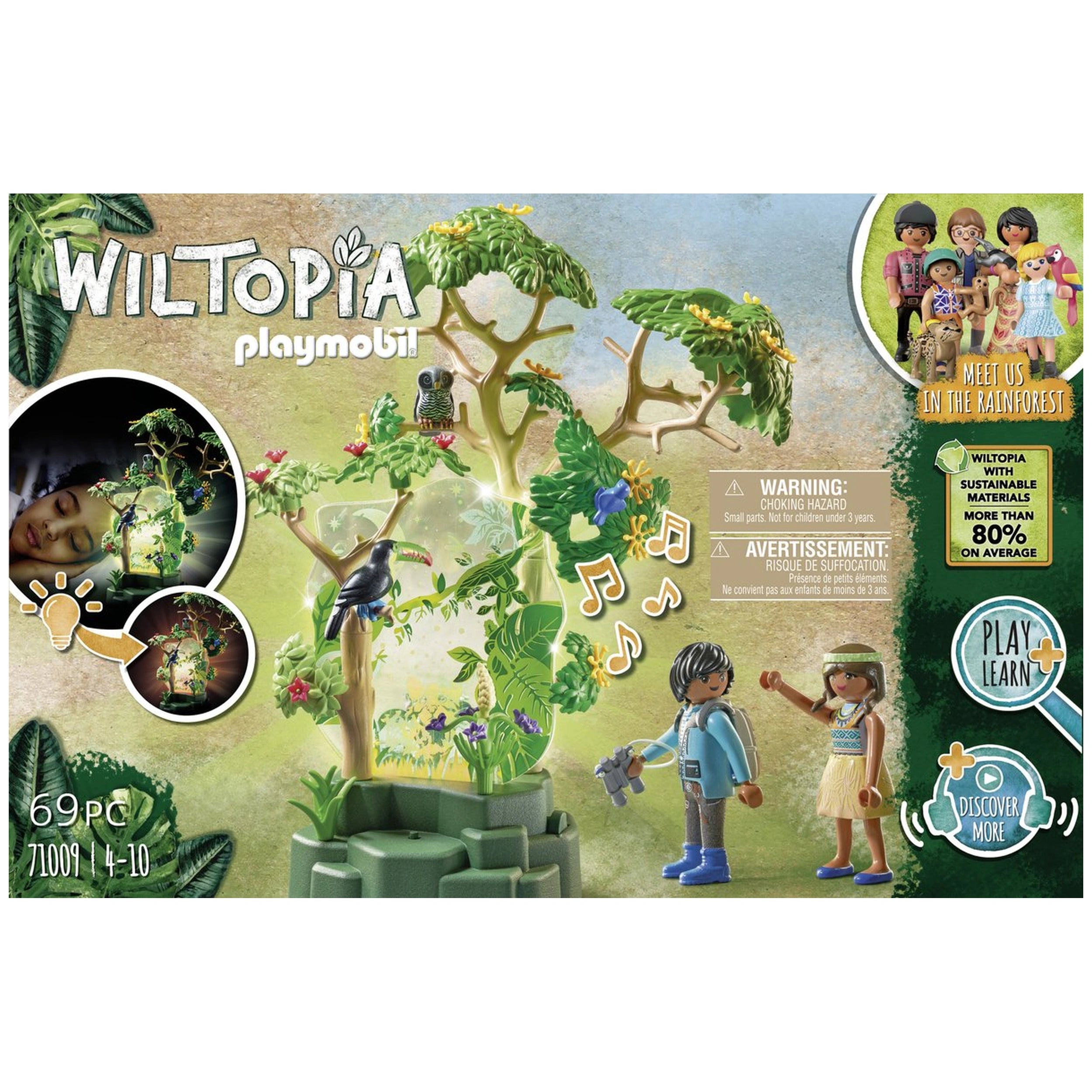 Playmobil Wiltopia Luz Nocturna Selva Tropical - 71009