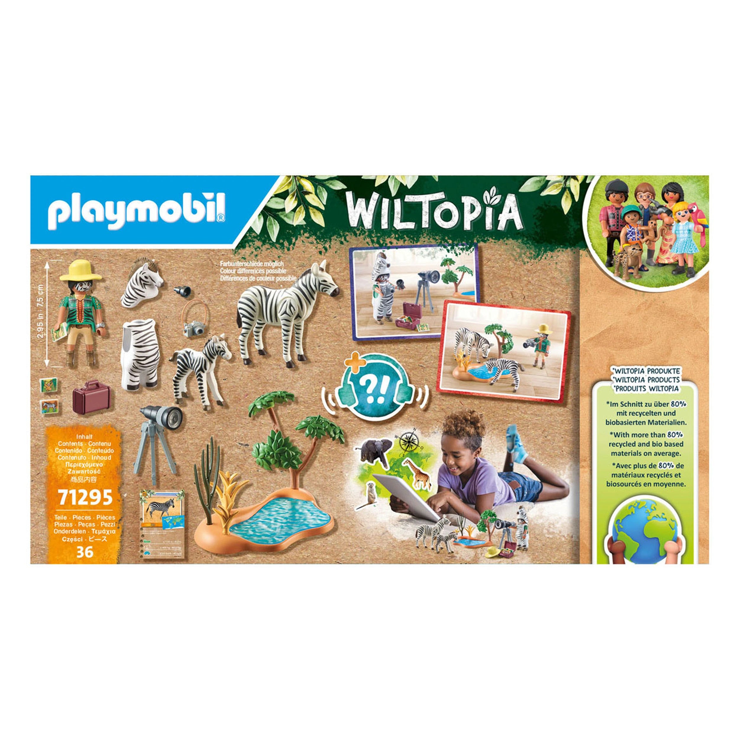 Playmobil Wiltopia On The Road With The Animal Photographer - 71295