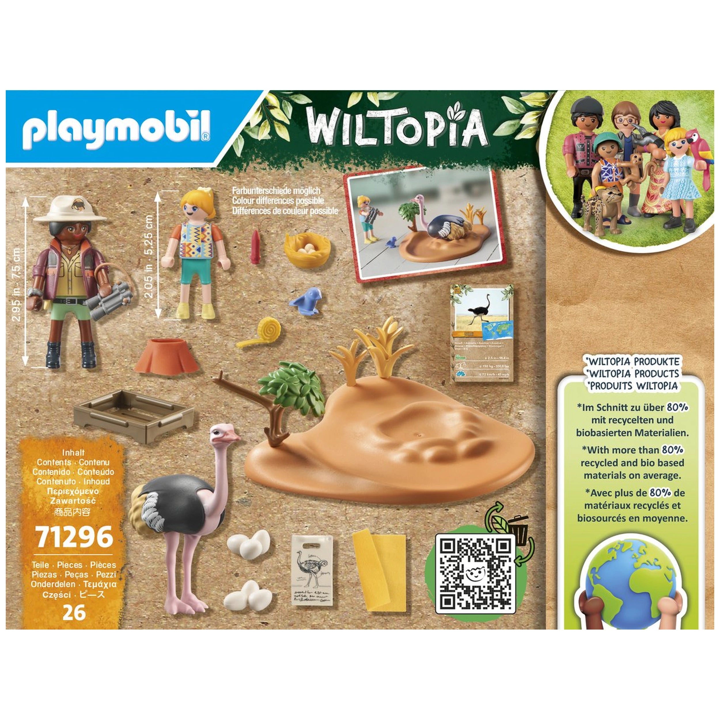 Playmobil Wiltopia Visiting Papa Ostrich - 71296