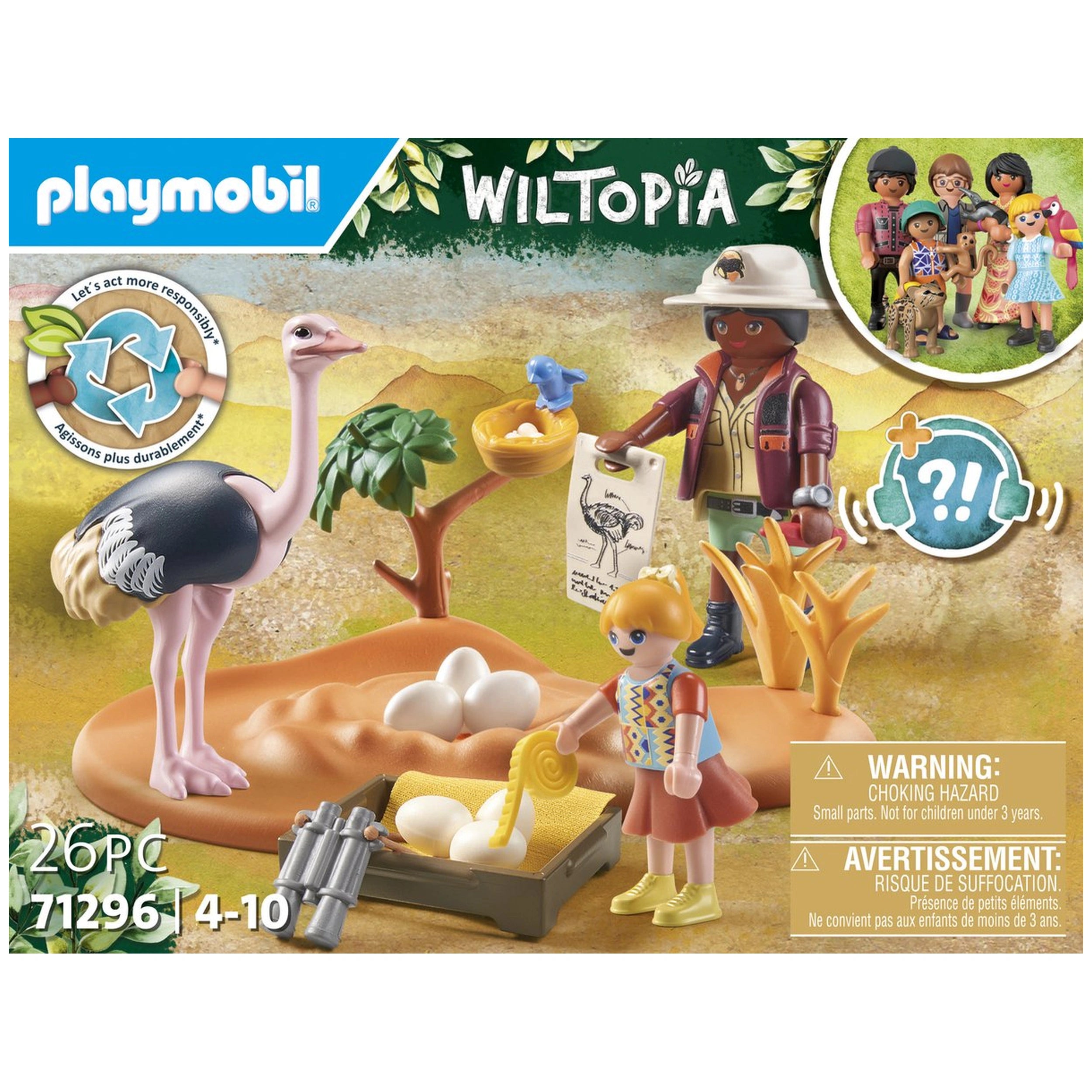 Playmobil Wiltopia Visiting Papa Ostrich - 71296