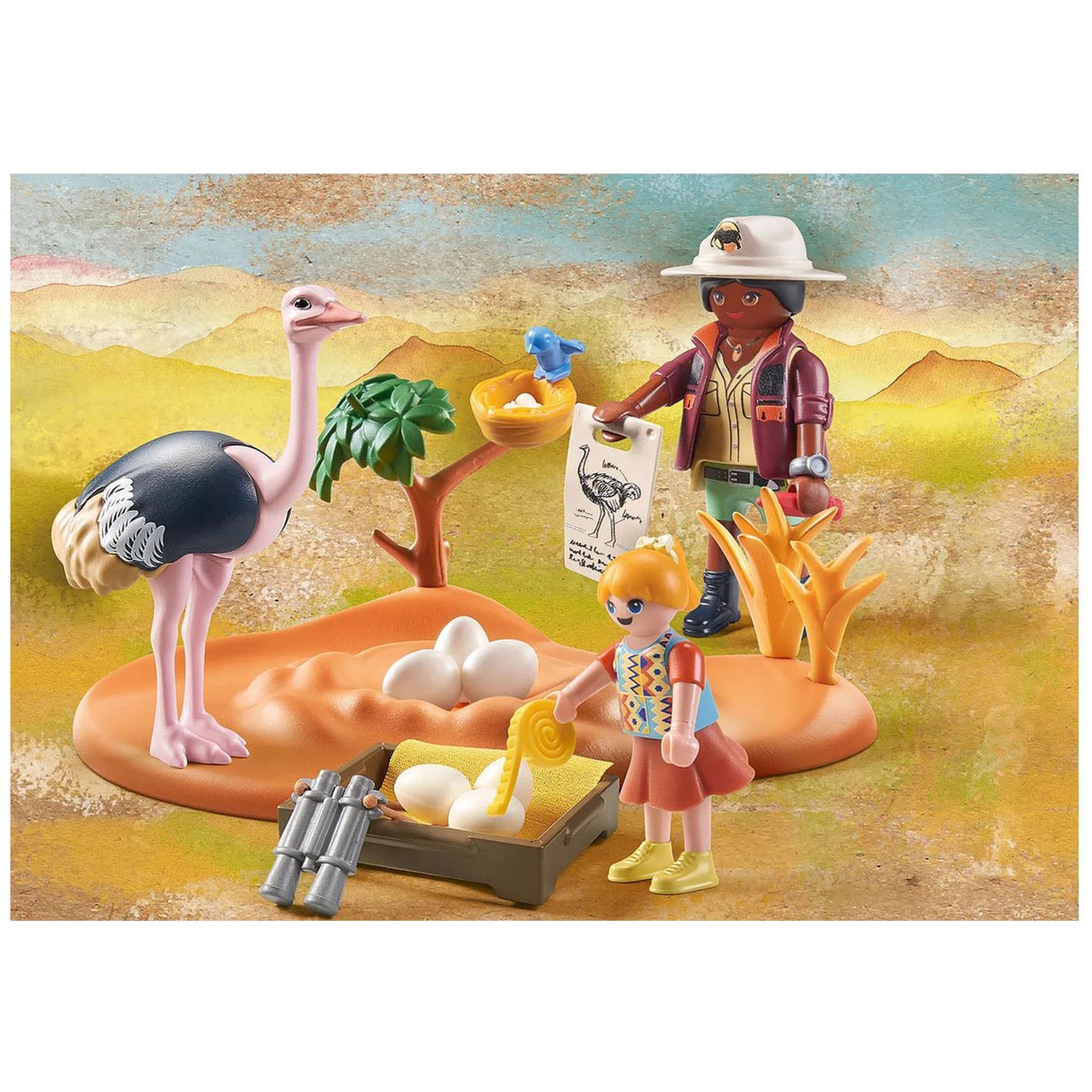 Playmobil Wiltopia Visiting Papa Ostrich - 71296