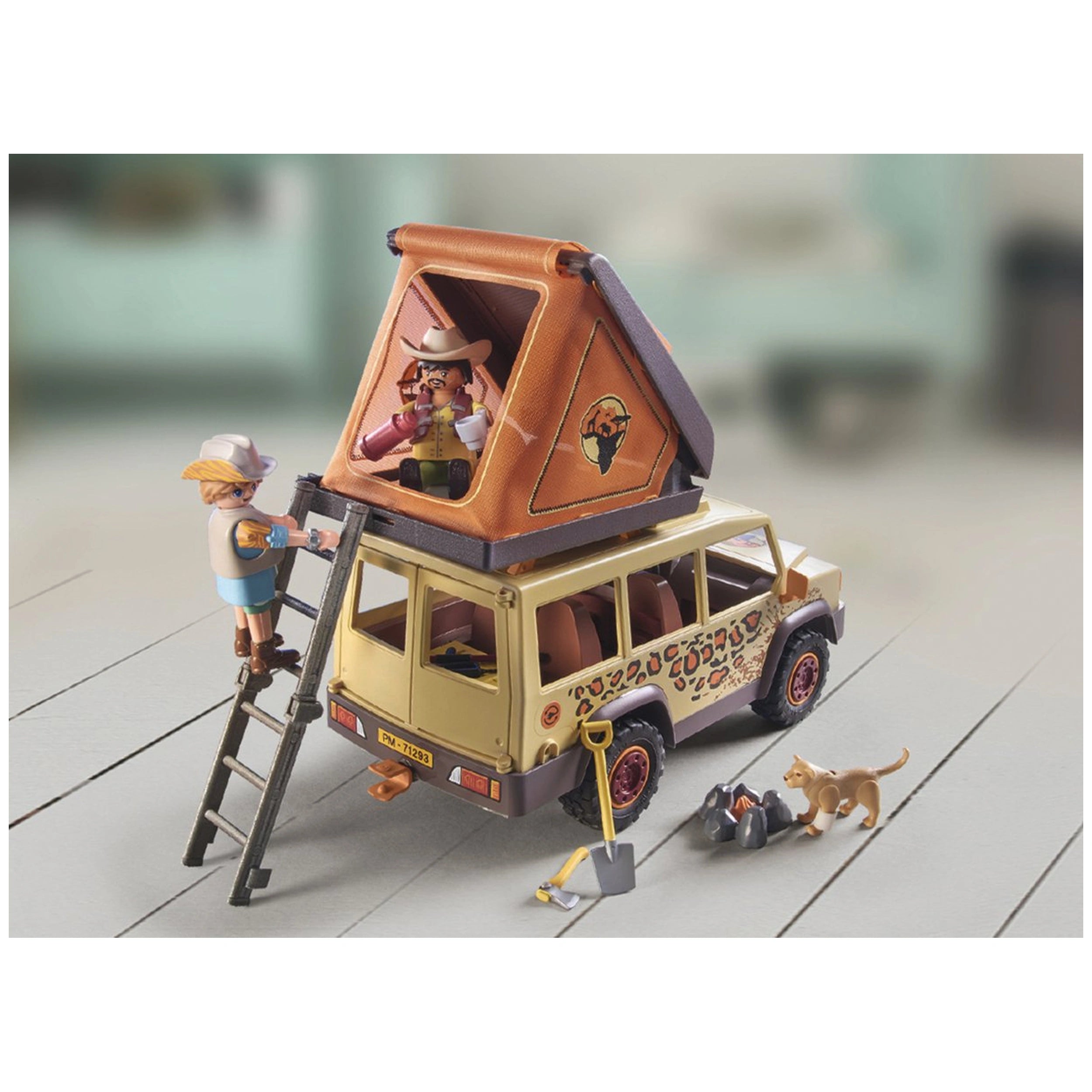 Playmobil Wiltopia With The Off-Road Vehicle At The Lions - 7129