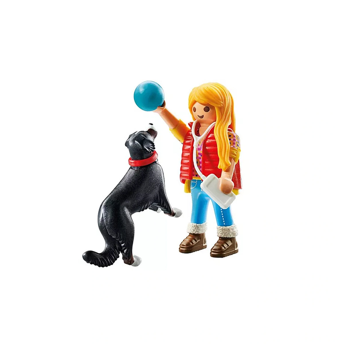 Playmobil - Woman-with-Mountain-Dog - Toy-Playsets