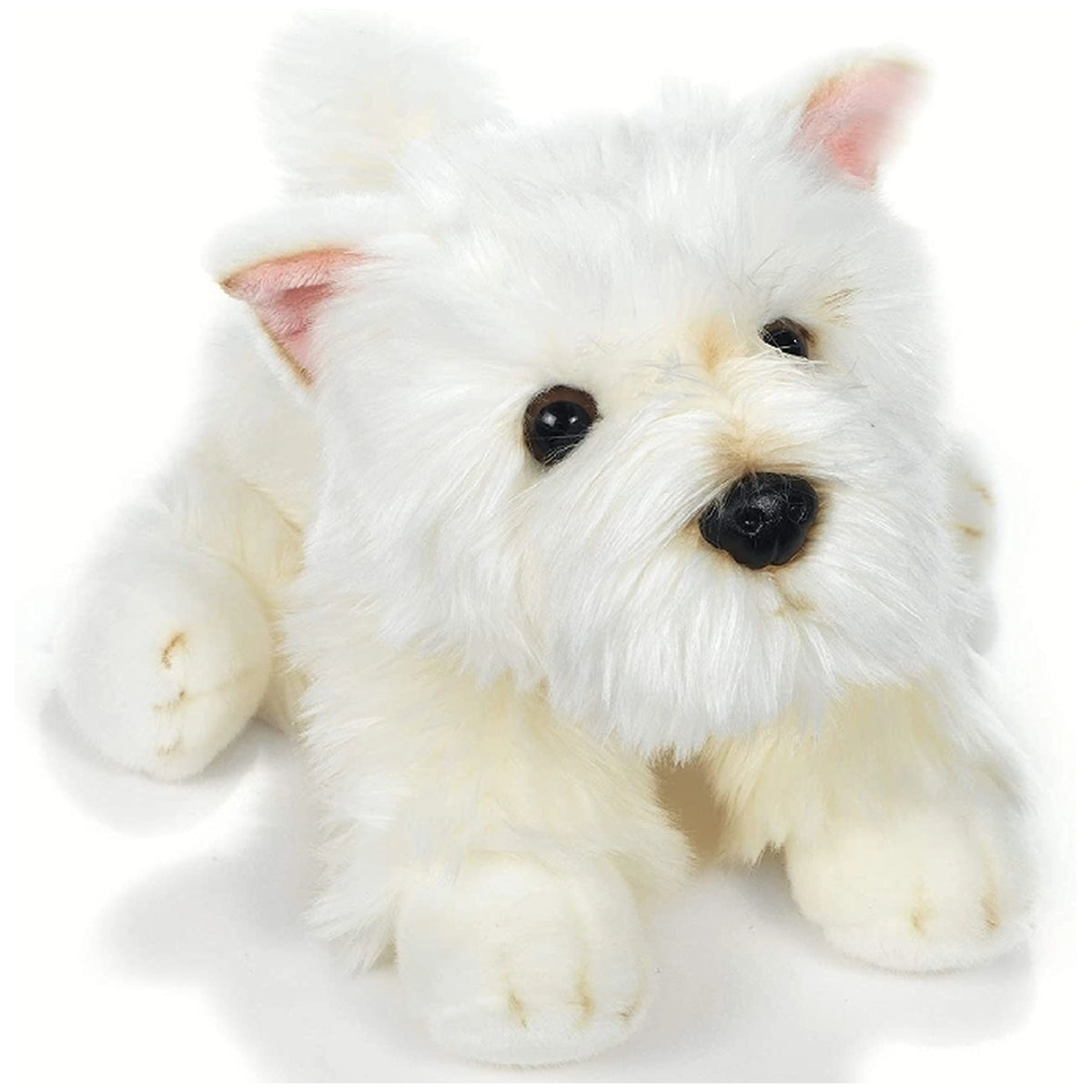 Plush & Co - Angie Perro Westie Blanco Pequeño de Peluche 30 cm - Animales de Peluche