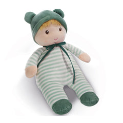 Plush - Stuffed Animals - Ma Copine Green Striped Rag Doll - 0+ - Soft Fabric