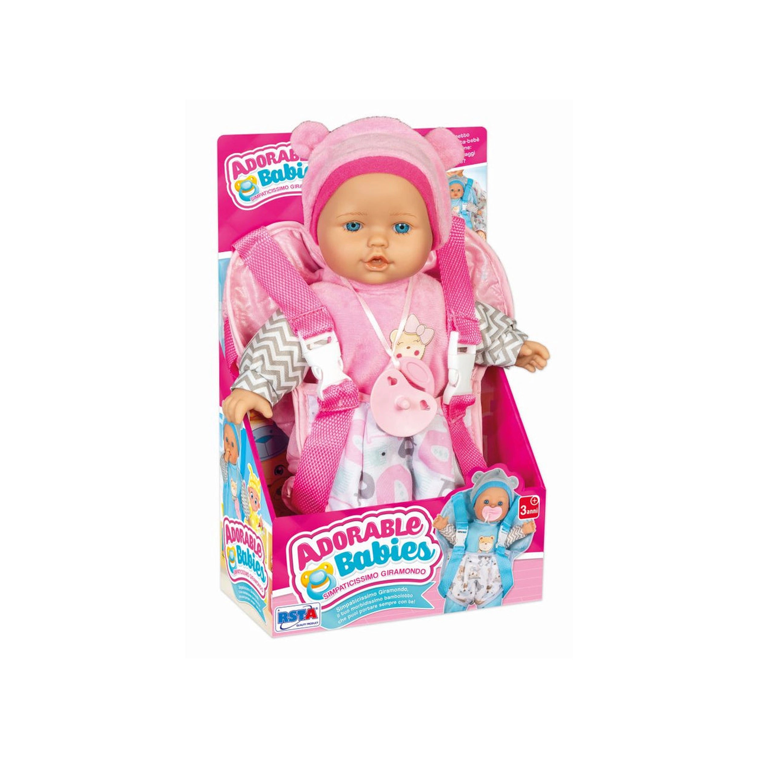 RS Toys - Muñeca Adorable Bebés - Figuras de Juguete de Juegos de Muñecas