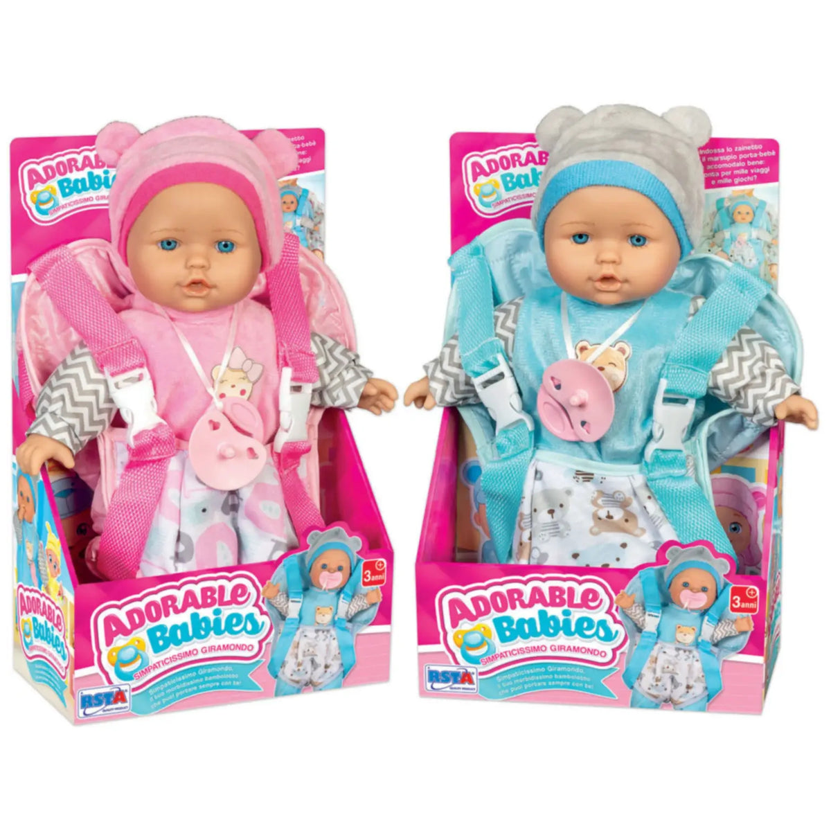 RS Toys - Muñeca Adorable Bebés - Figuras de Juguete de Juegos de Muñecas