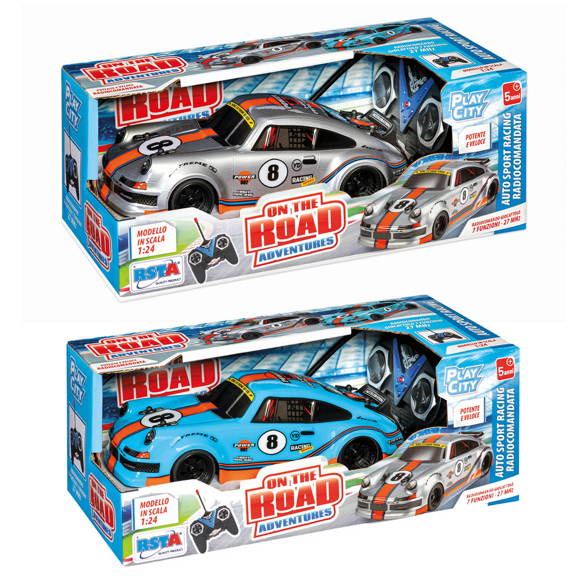 RS Toys - On The Road Adventures Play City RC Sport Racing Car Play Vehicles