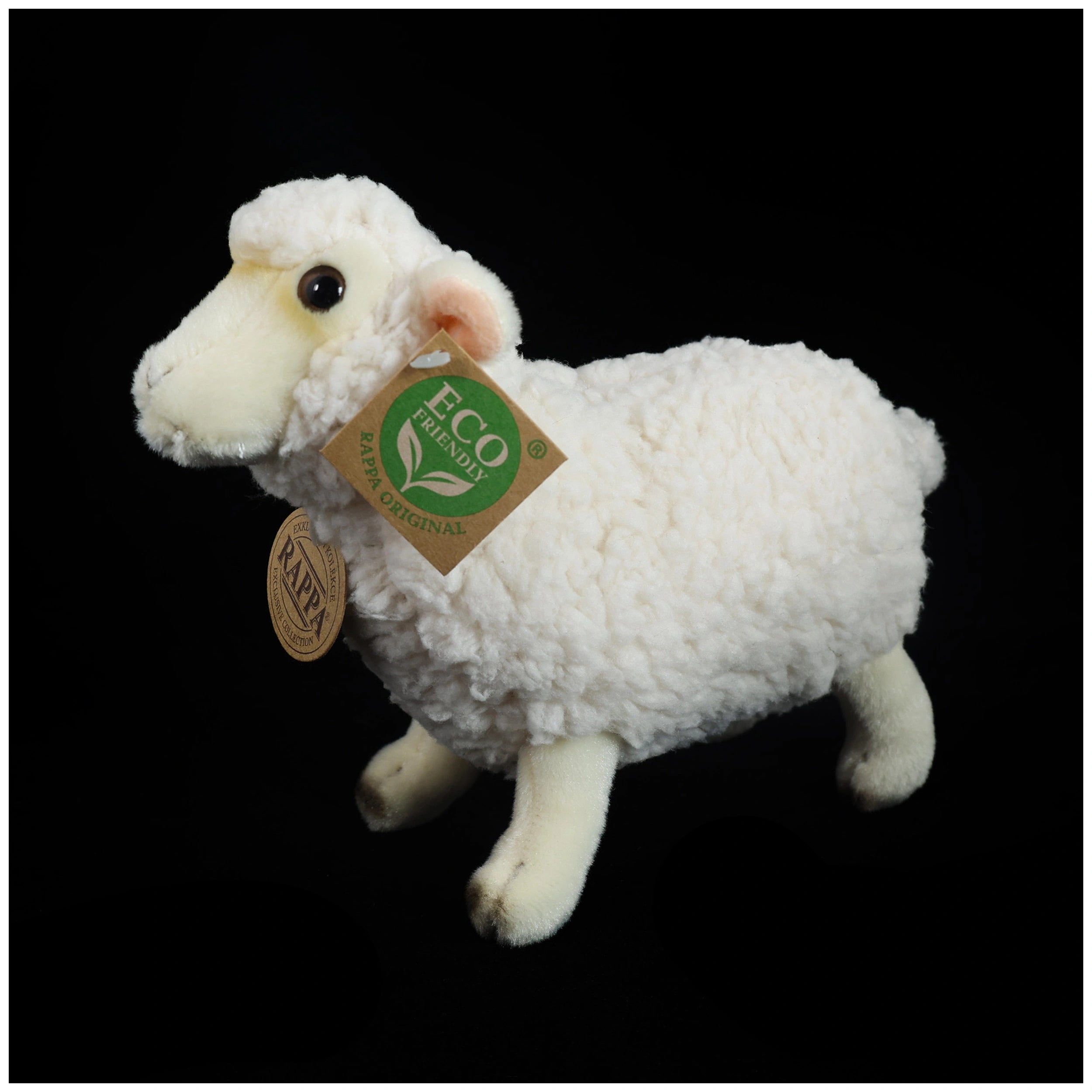 Rappa - Plush sheep 20 cm ECO-FRIENDLY - Stuffed Animals