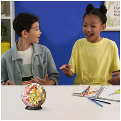 Ravensburger - Puzzle 3D Bola Pokémon Región Kanto Figuras de Acción