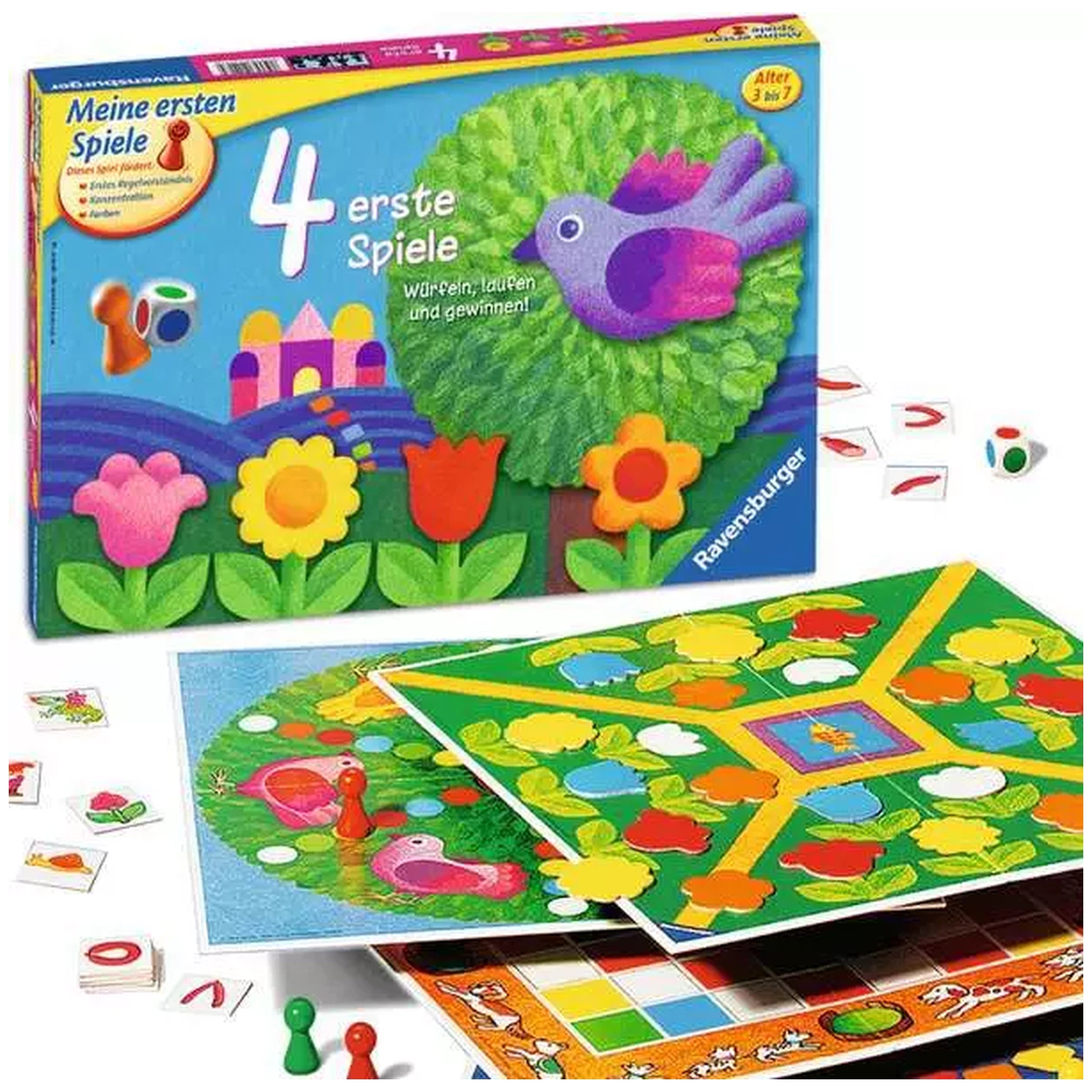 Ravensburger - 4 Primeros Juegos - Juego de Mesa - Edición Alemana