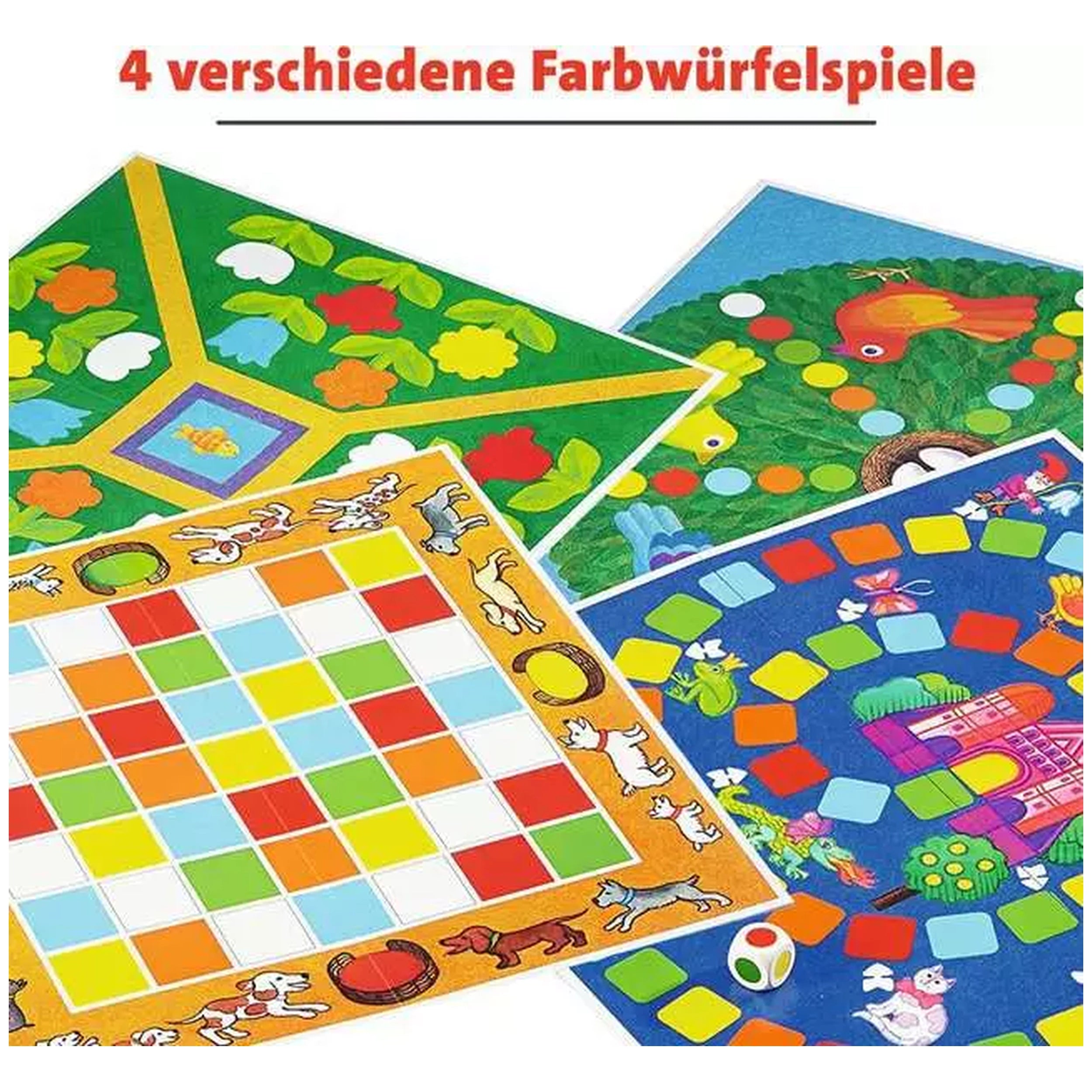 Ravensburger - 4 Primeros Juegos - Juego de Mesa - Edición Alemana