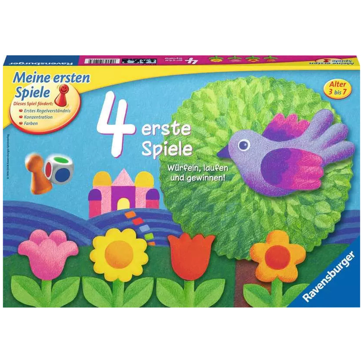 Ravensburger - 4 Primeros Juegos - Juego de Mesa - Edición Alemana