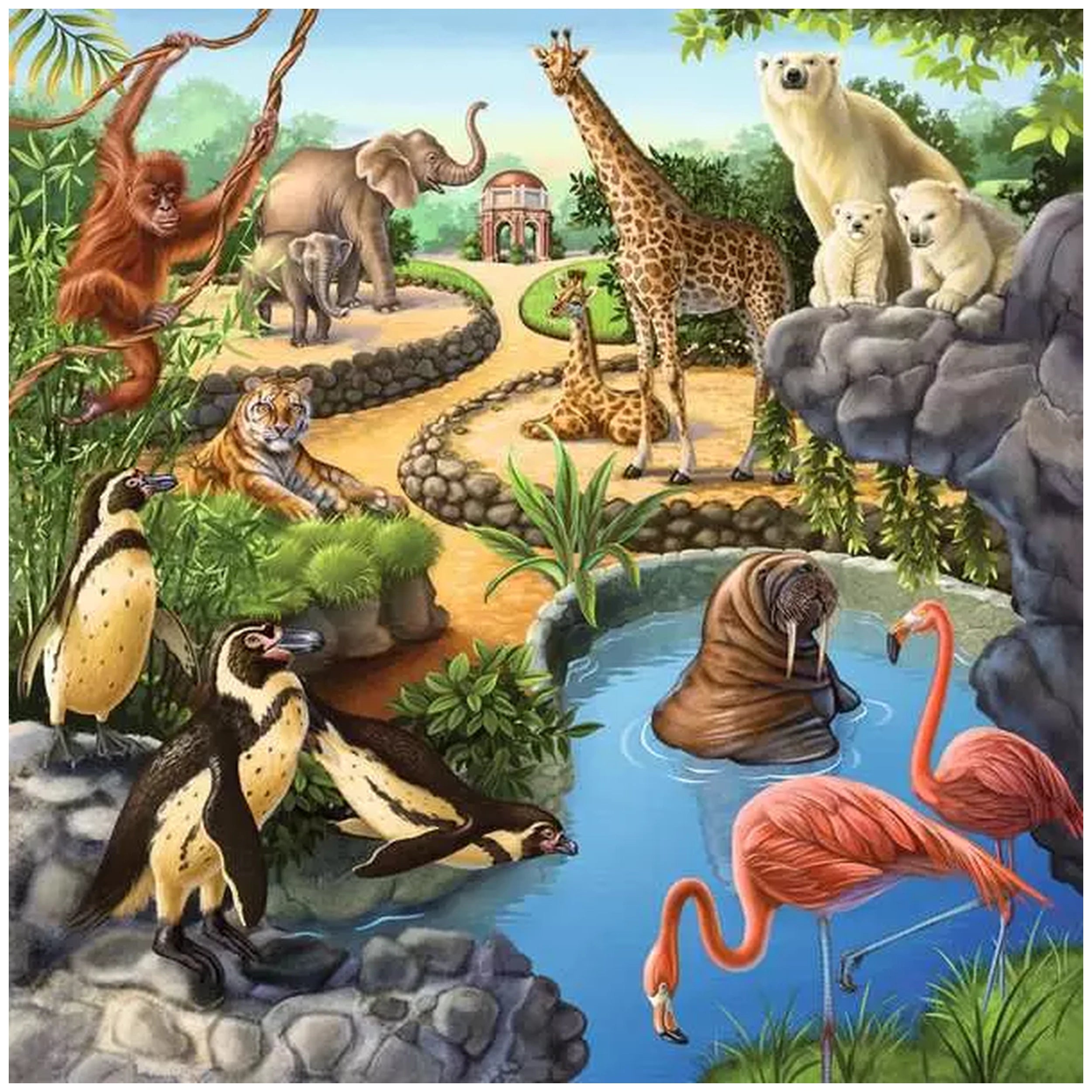 Ravensburger - Animals - 3x49 Pieces - Puzzles