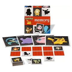 Ravensburger - Juegos de cartas - Memoria Pokémon - Desafío Silueta - 6+ Años