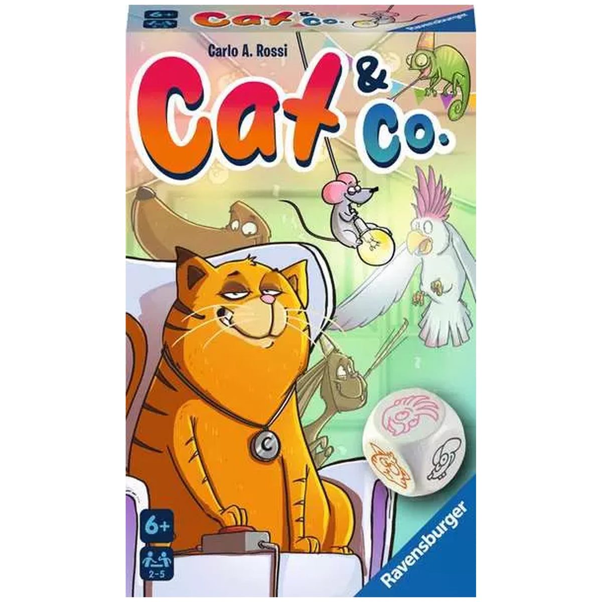 Ravensburger - Gato y Compañía - Juego de Mesa - Instrucciones en Varios Idiomas