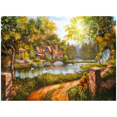 Ravensburger - Cottage By The River - 500 Pieces - Puzzle