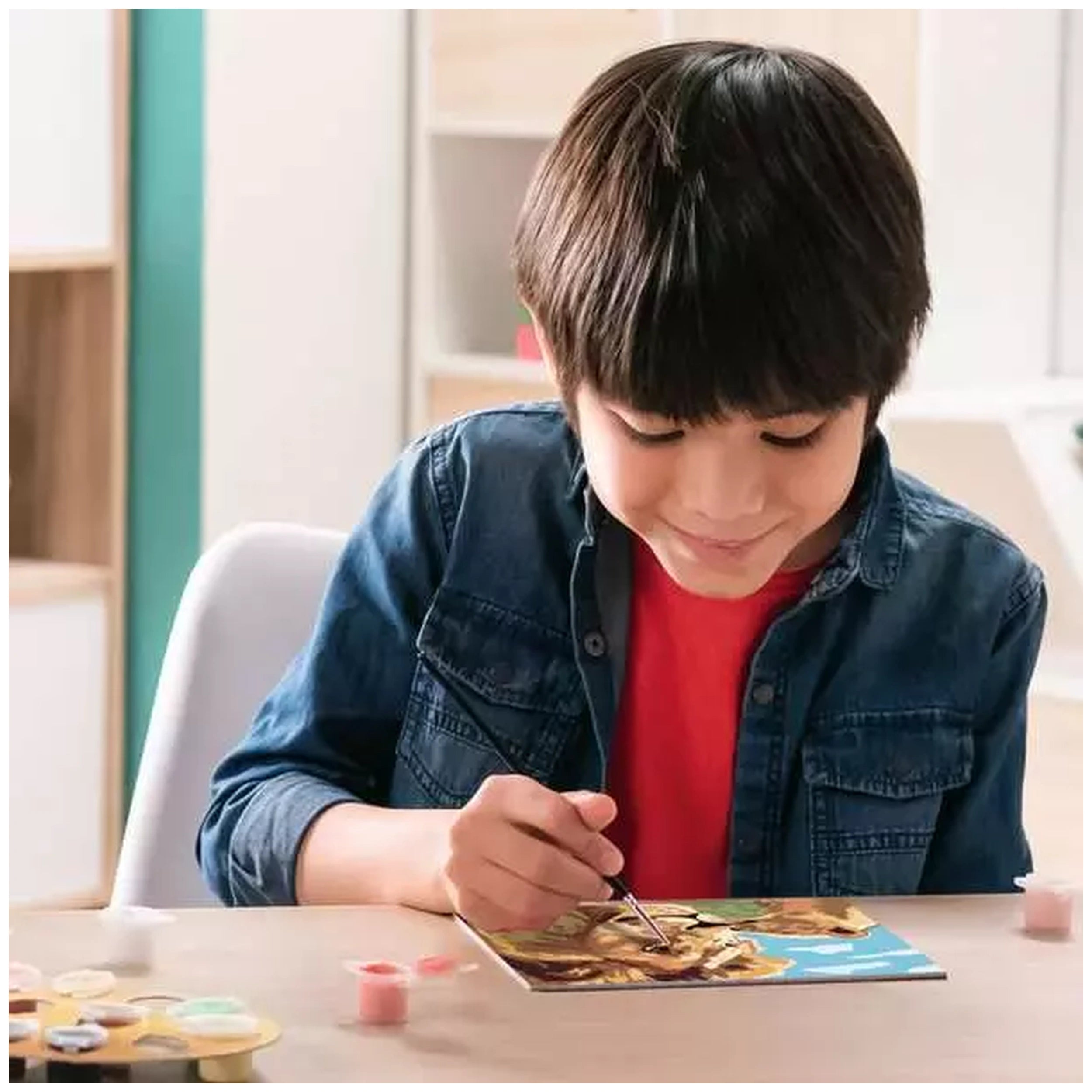 Ravensburger - CreArt Animales León con Cachorro - Artes y Manualidades