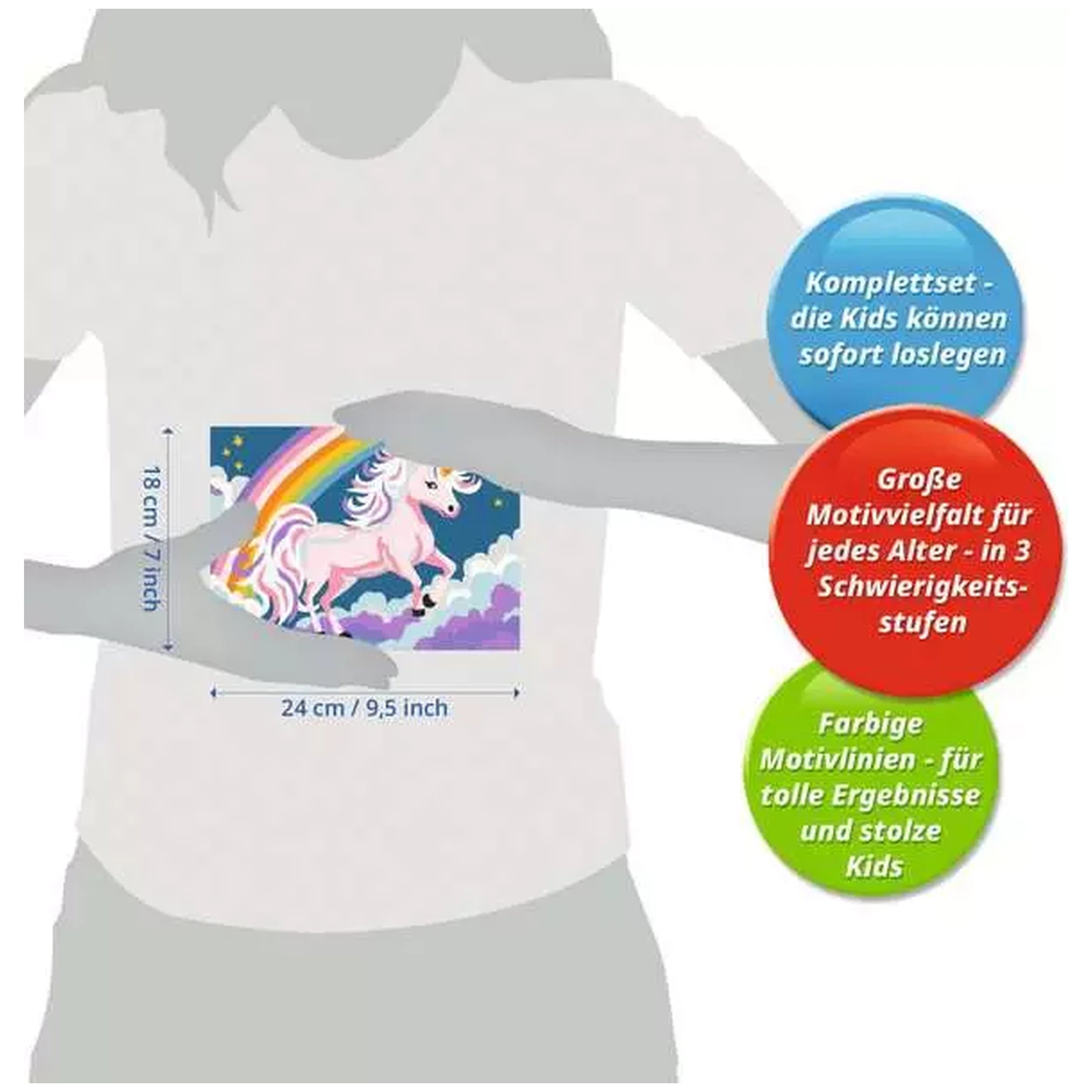 Ravensburger - CreArt Animales Unicornio Rosa - Manualidades