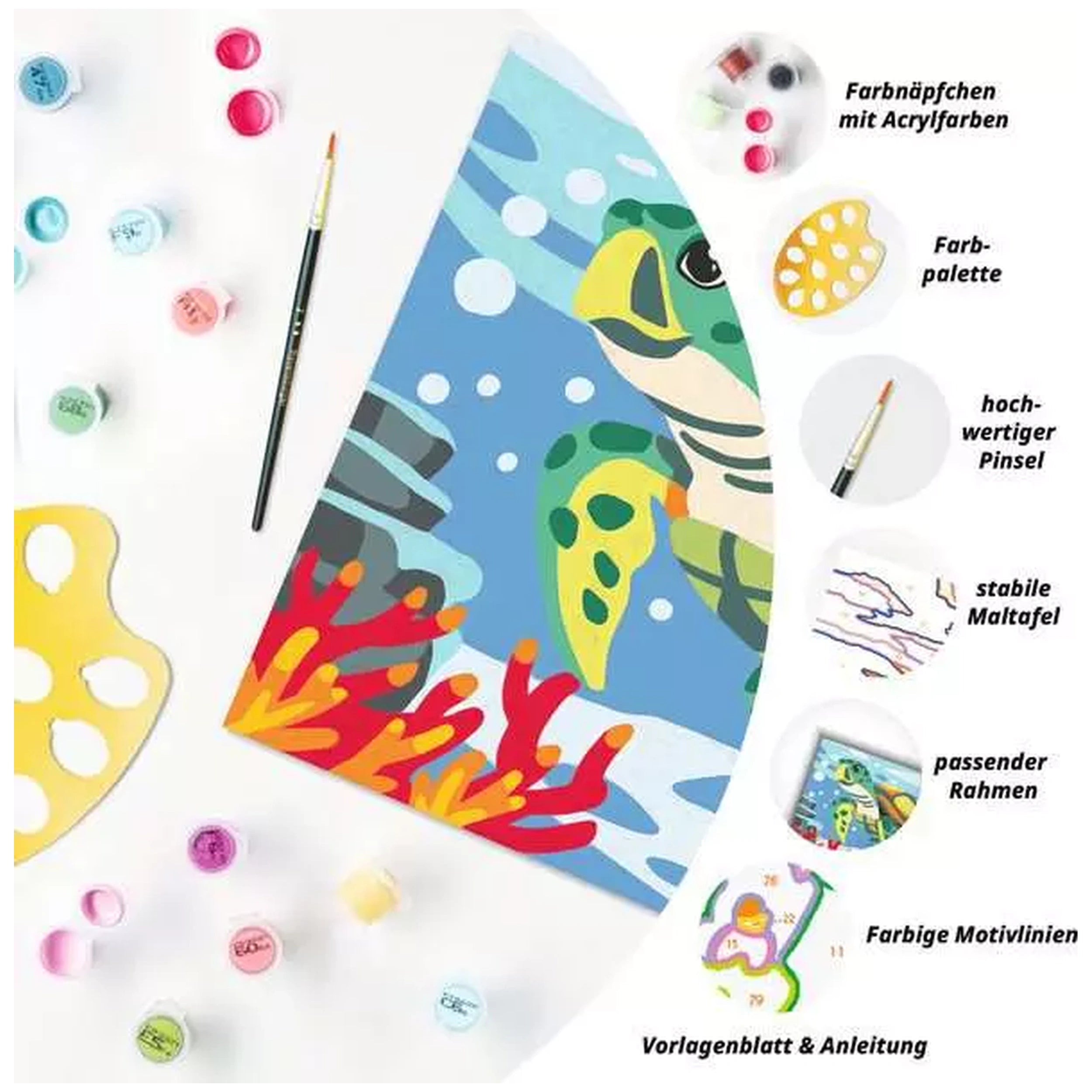 Ravensburger - CreArt Animales Tortuga Marina Artes y Manualidades