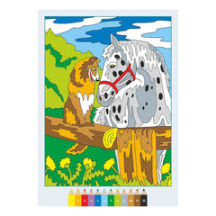 Ravensburger - CreArt - Libro de Colorear Creativo - Caballos - Artes y Manualidades