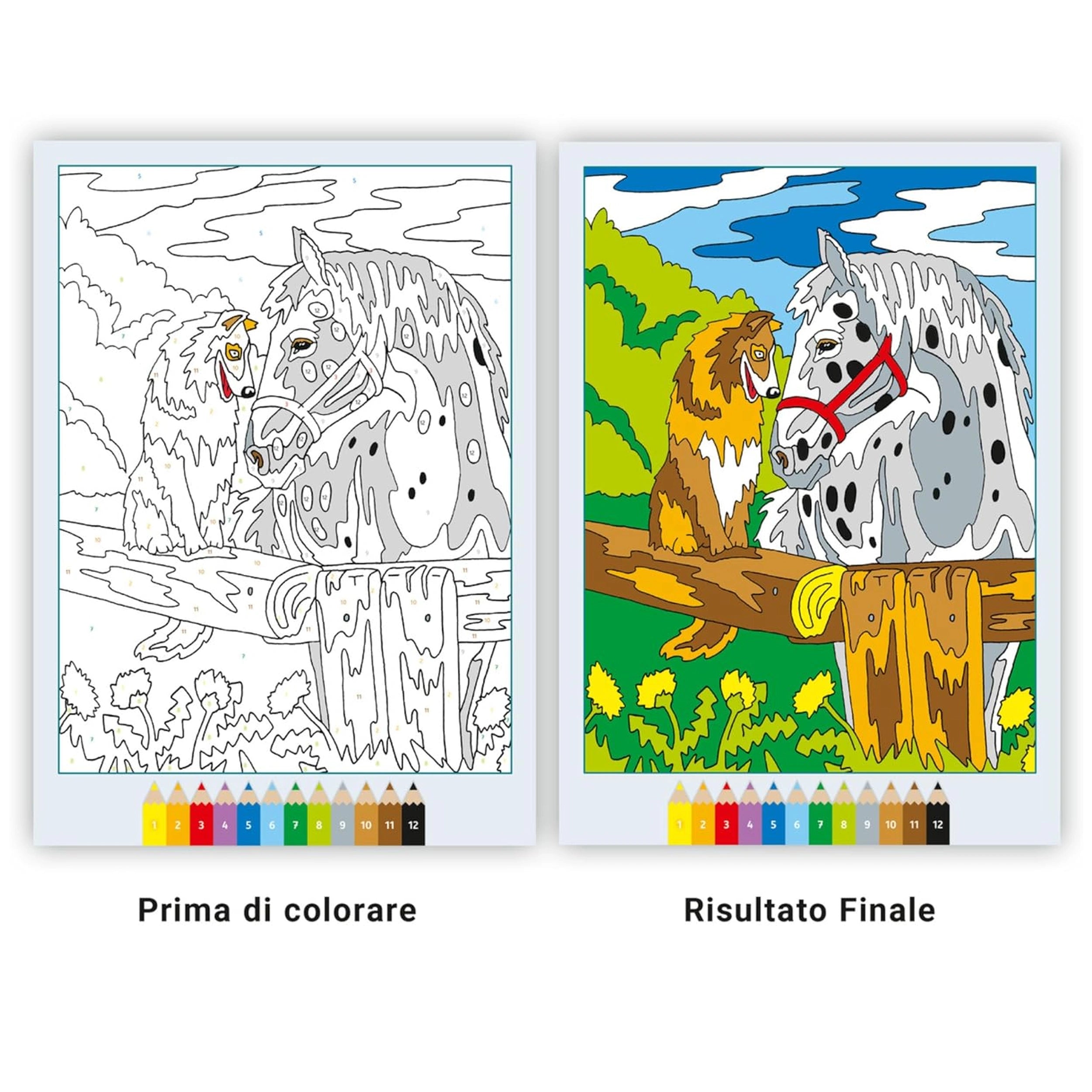 Ravensburger - CreArt - Libro de Colorear Creativo - Caballos - Artes y Manualidades