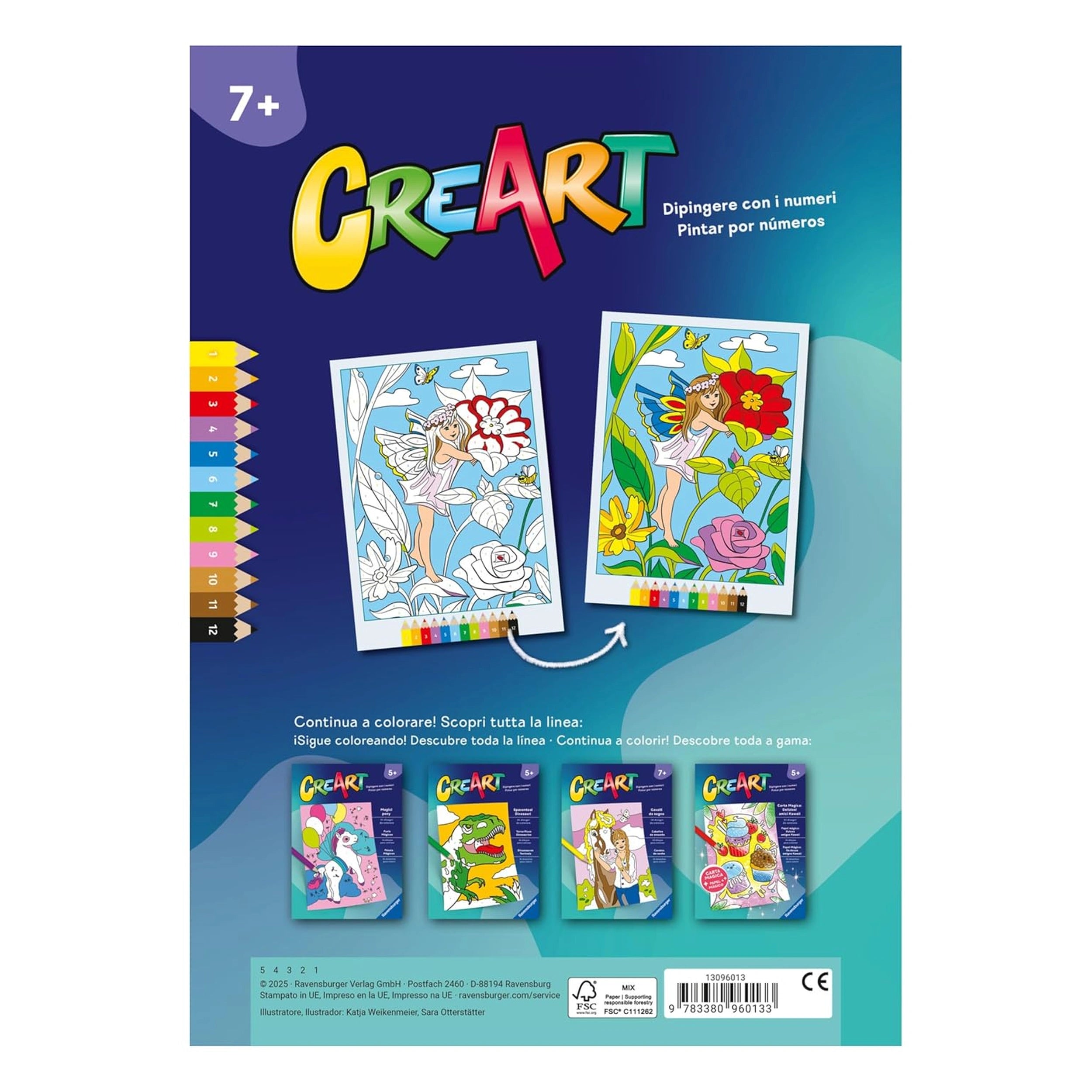 Ravensburger - CreArt - Libro de Colorear Creativo - Caballos - Artes y Manualidades