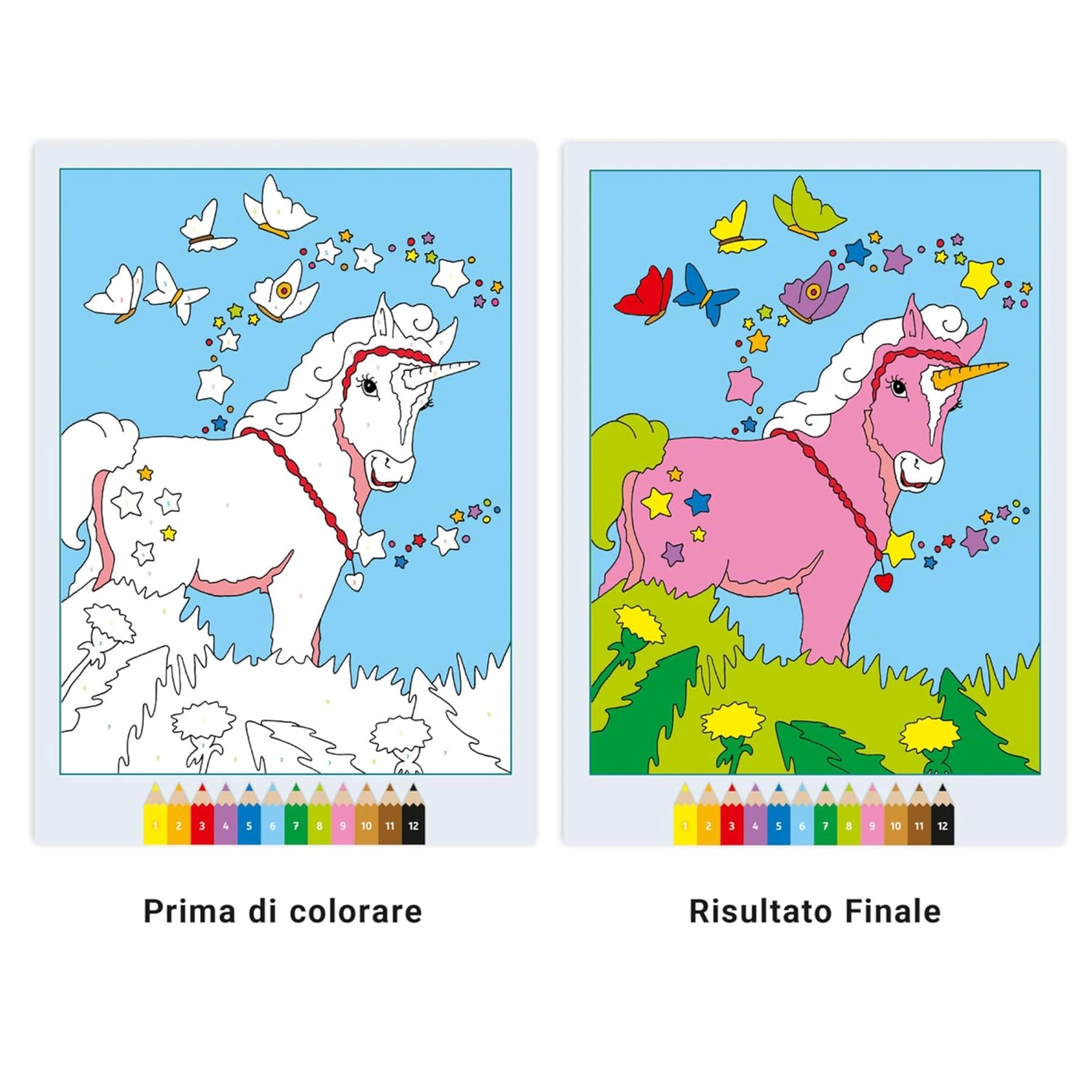Ravensburger - CreArt - Libro de Colorear Creativo - Ponis Mágicos - Artes y Manualidades