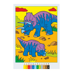 Ravensburger - CreArt - Libro de Colorear Creativo - Dinosaurios Espeluznantes - Artes y Manualidades